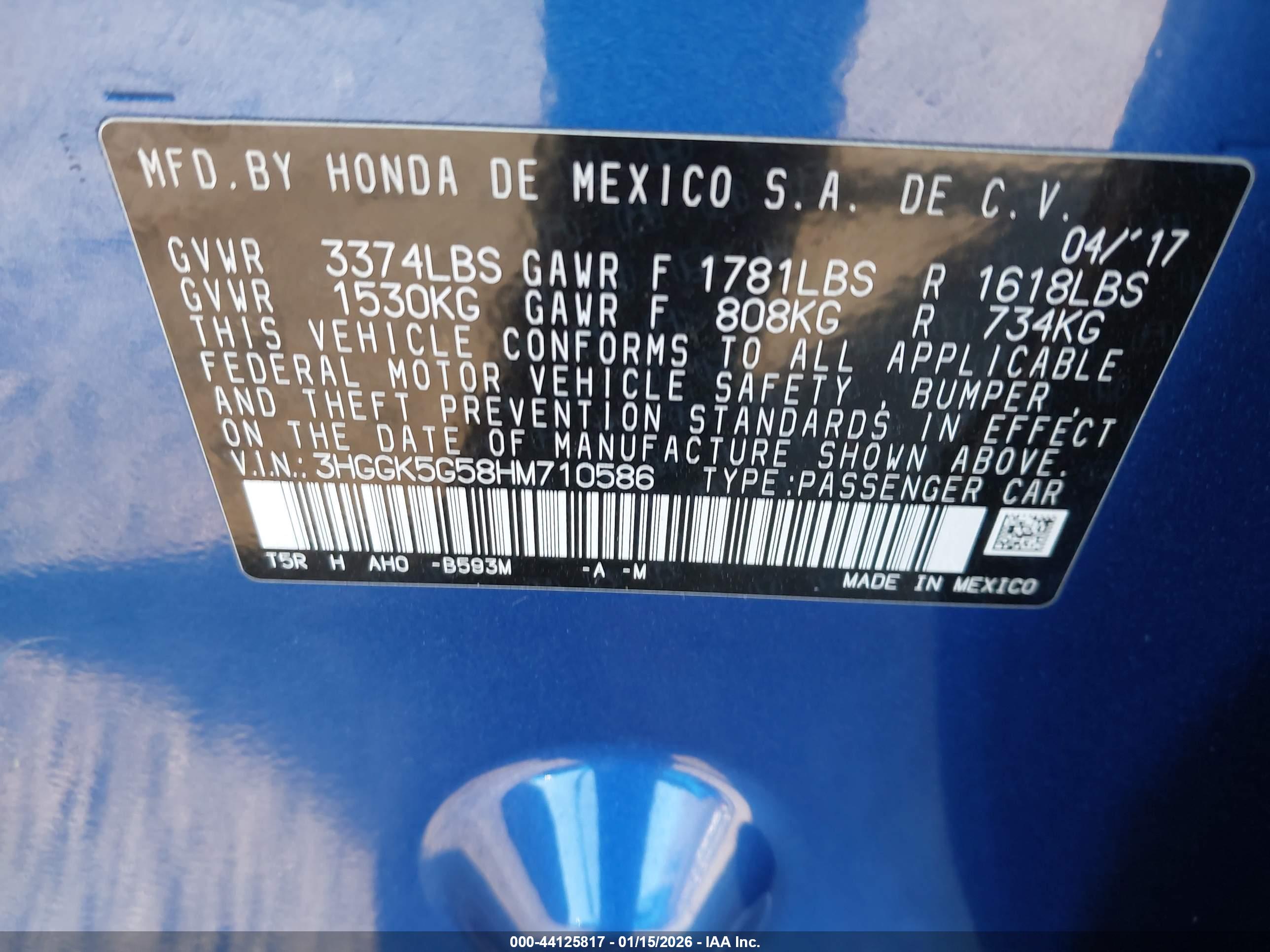 HONDA FIT image 9