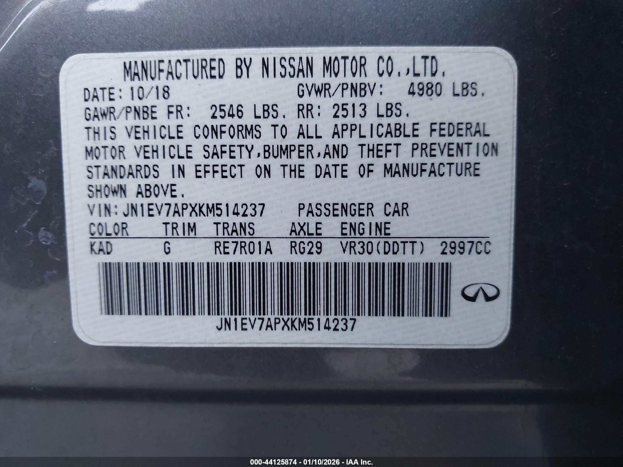INFINITI Q50 image 9