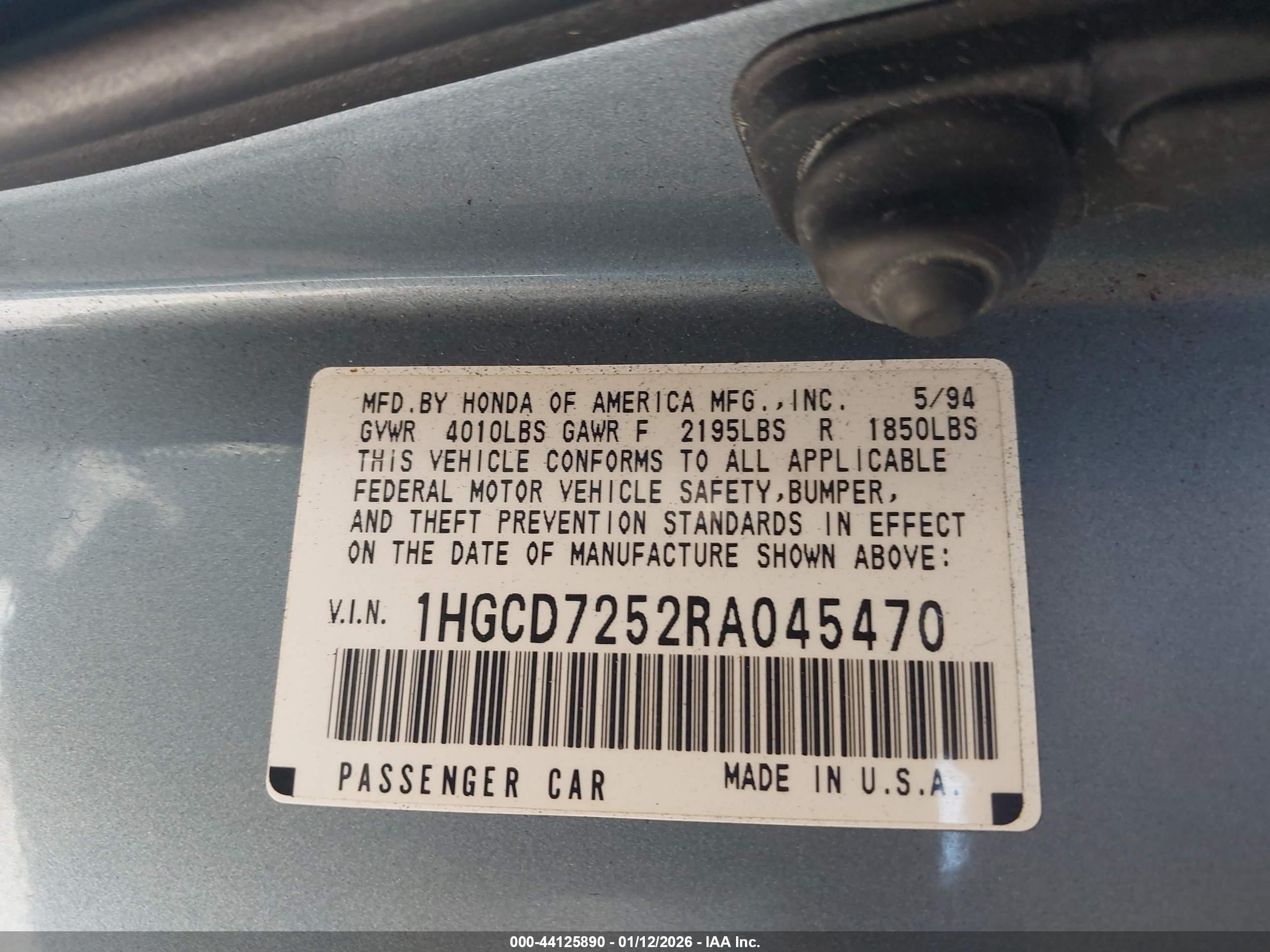 HONDA ACCORD image 9