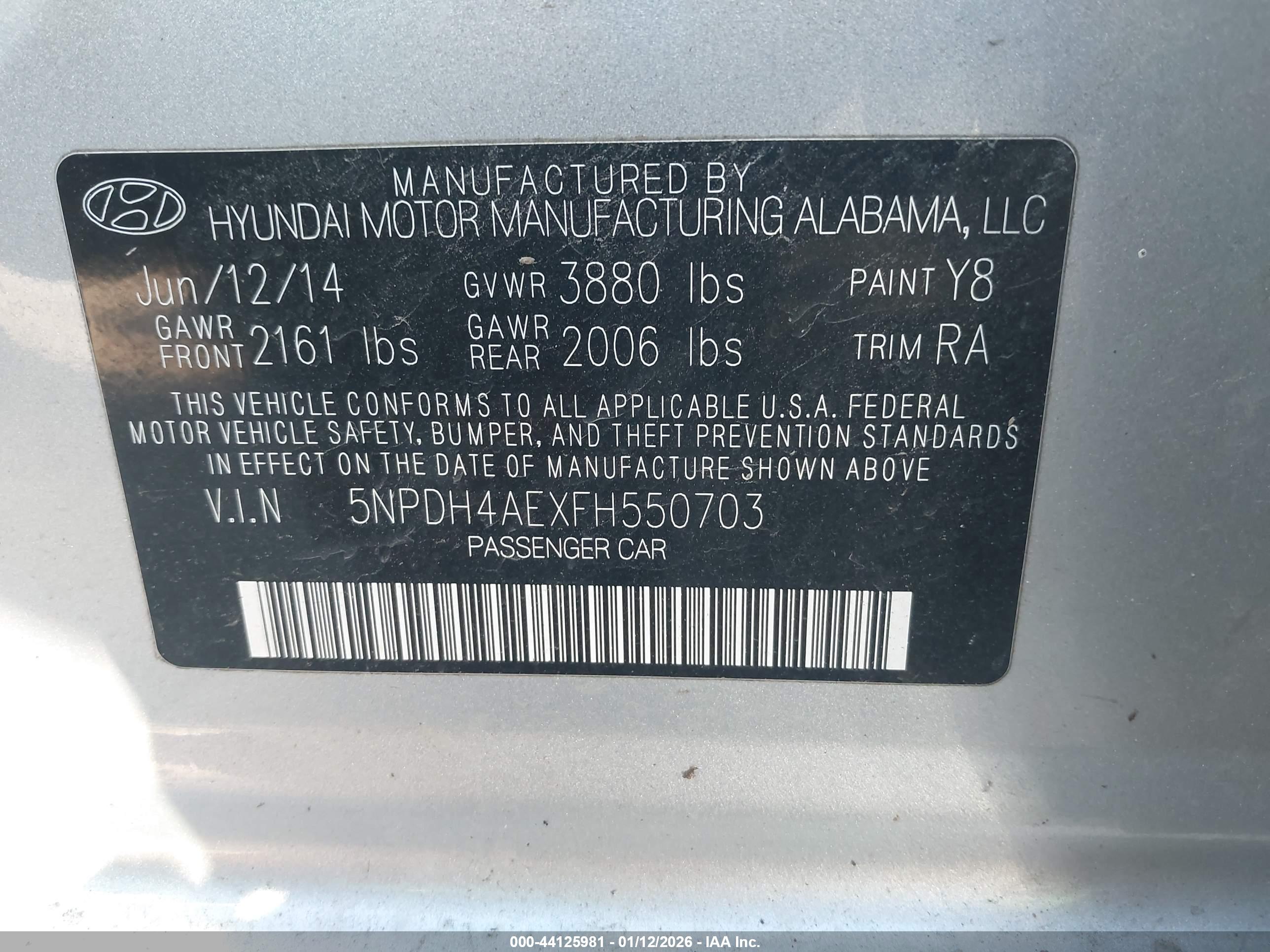 HYUNDAI ELANTRA image 9
