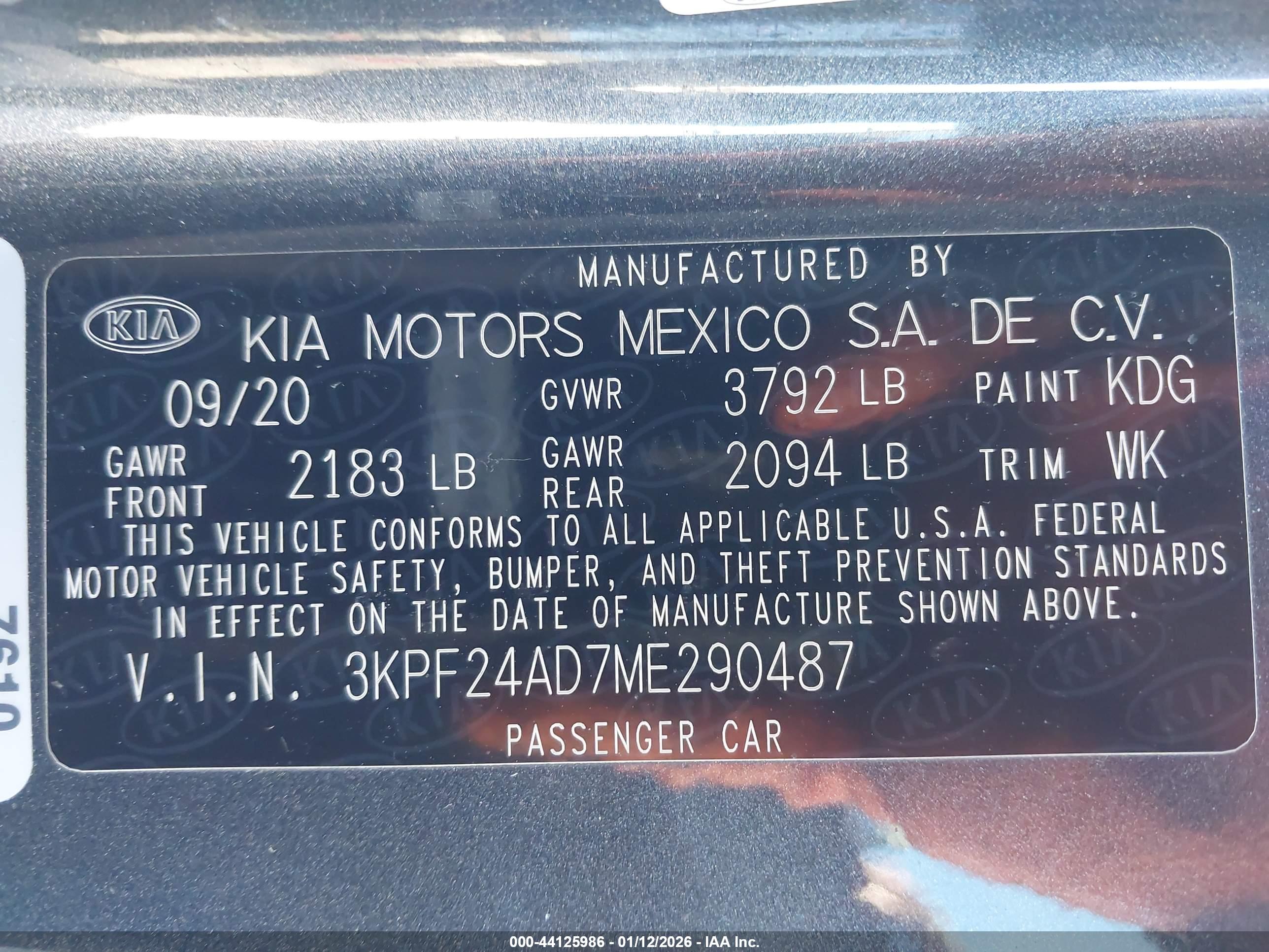 KIA FORTE image 9