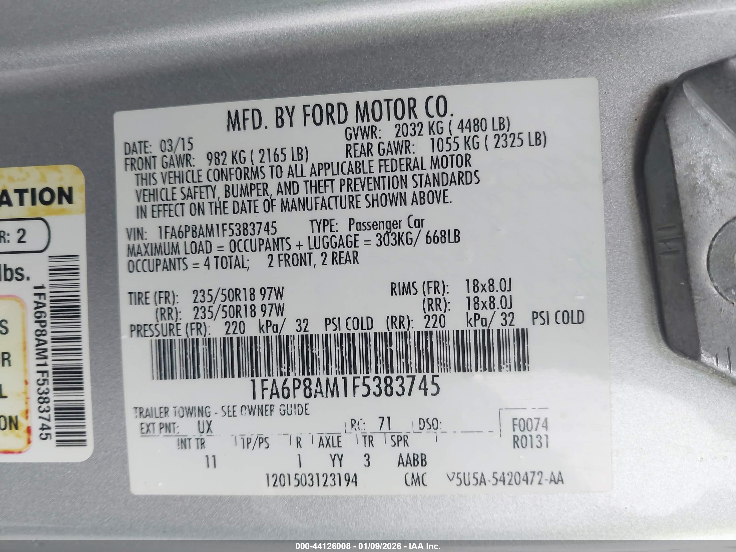 FORD MUSTANG image 9