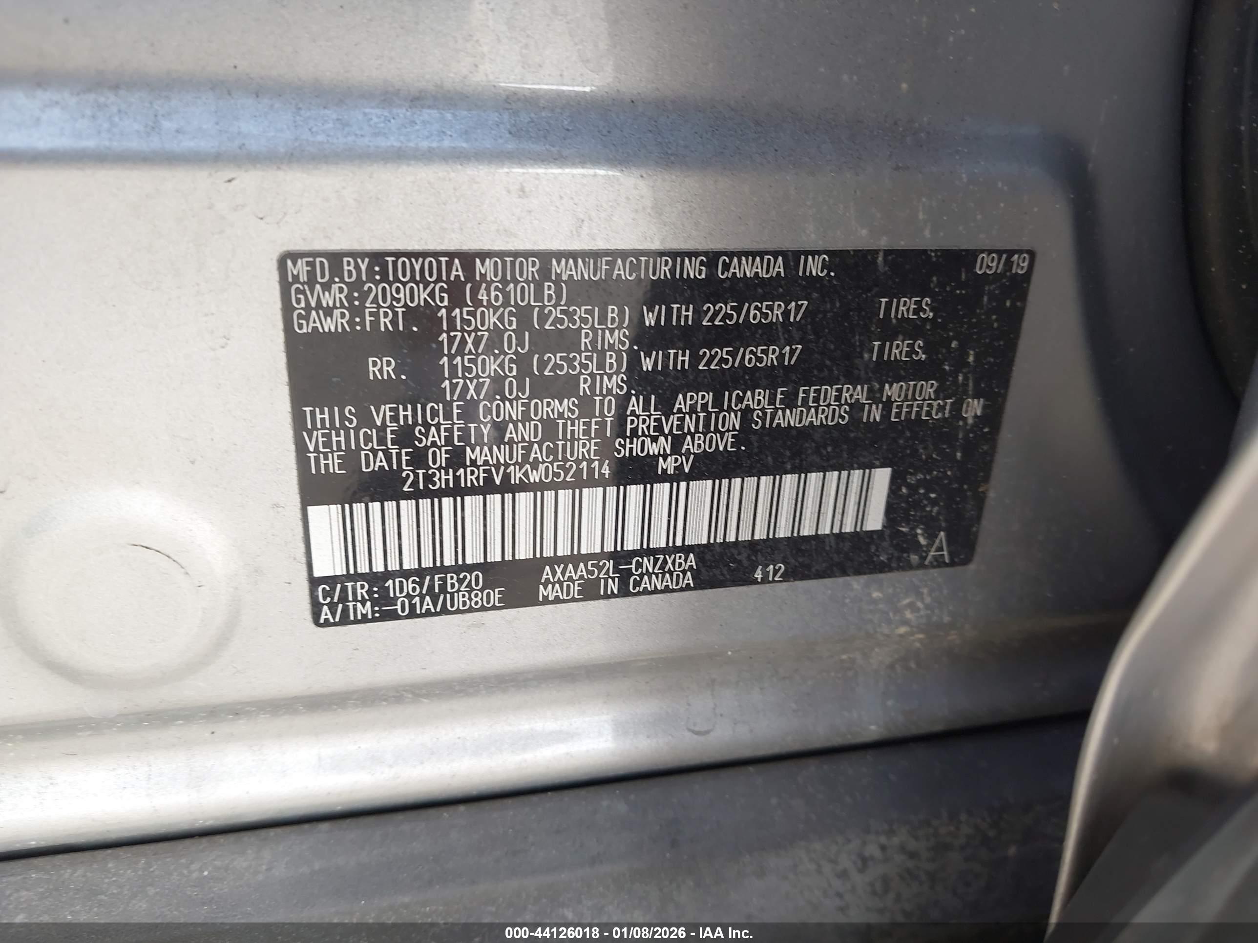 TOYOTA RAV4 image 9