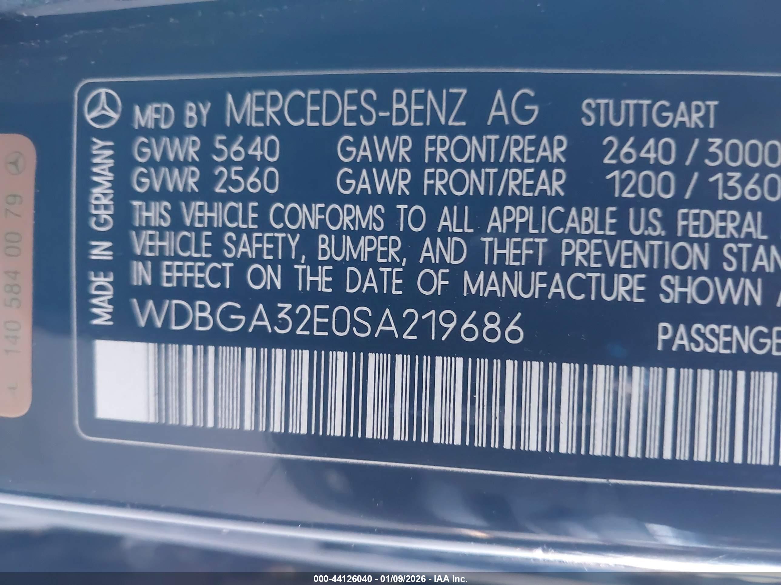 MERCEDES-BENZ S image 9