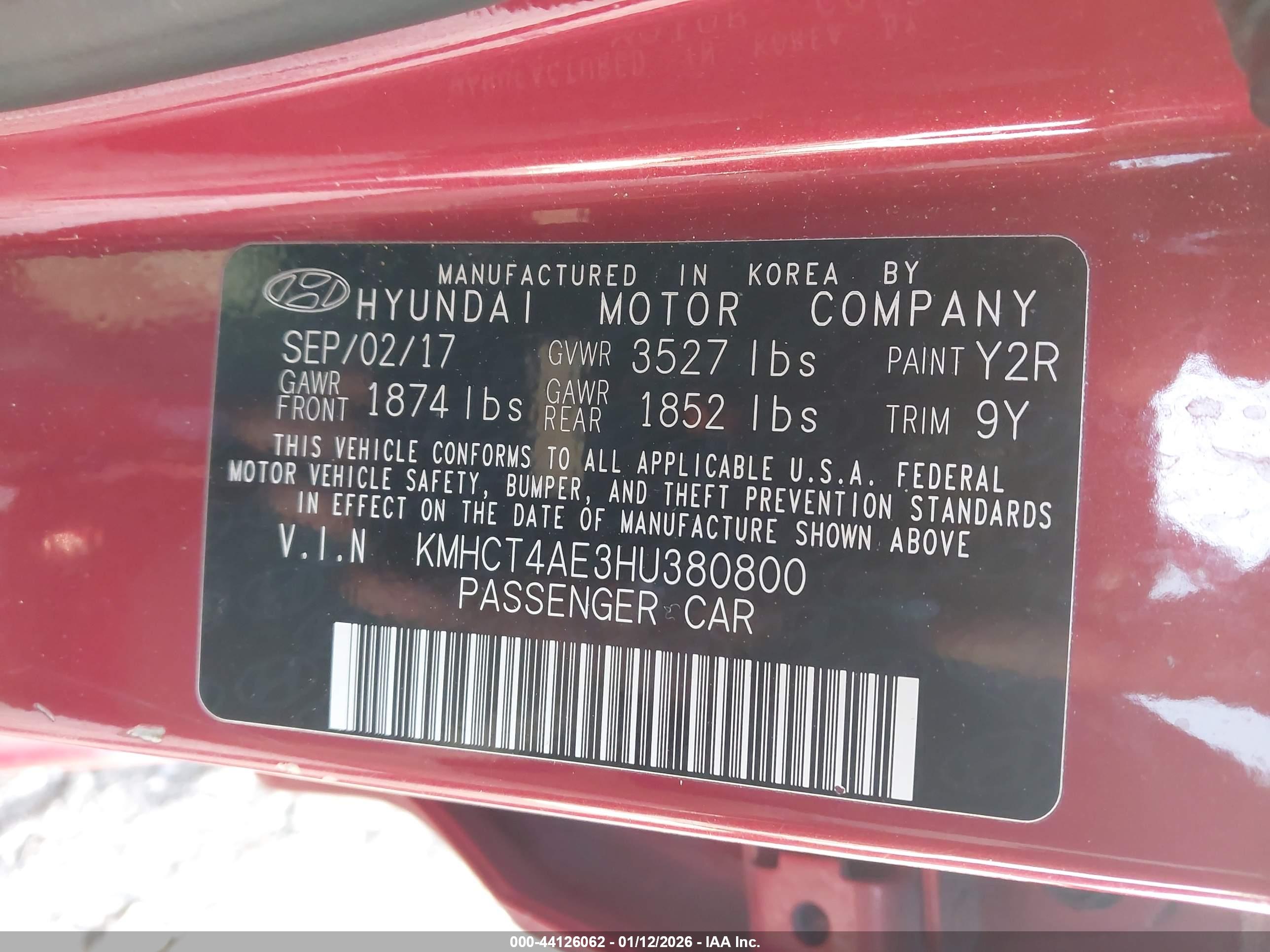 HYUNDAI ACCENT image 9