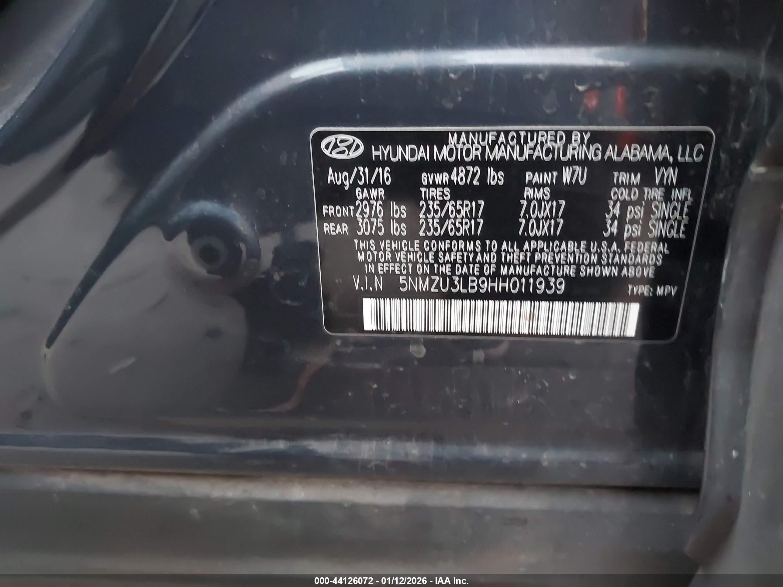 HYUNDAI SANTA image 9