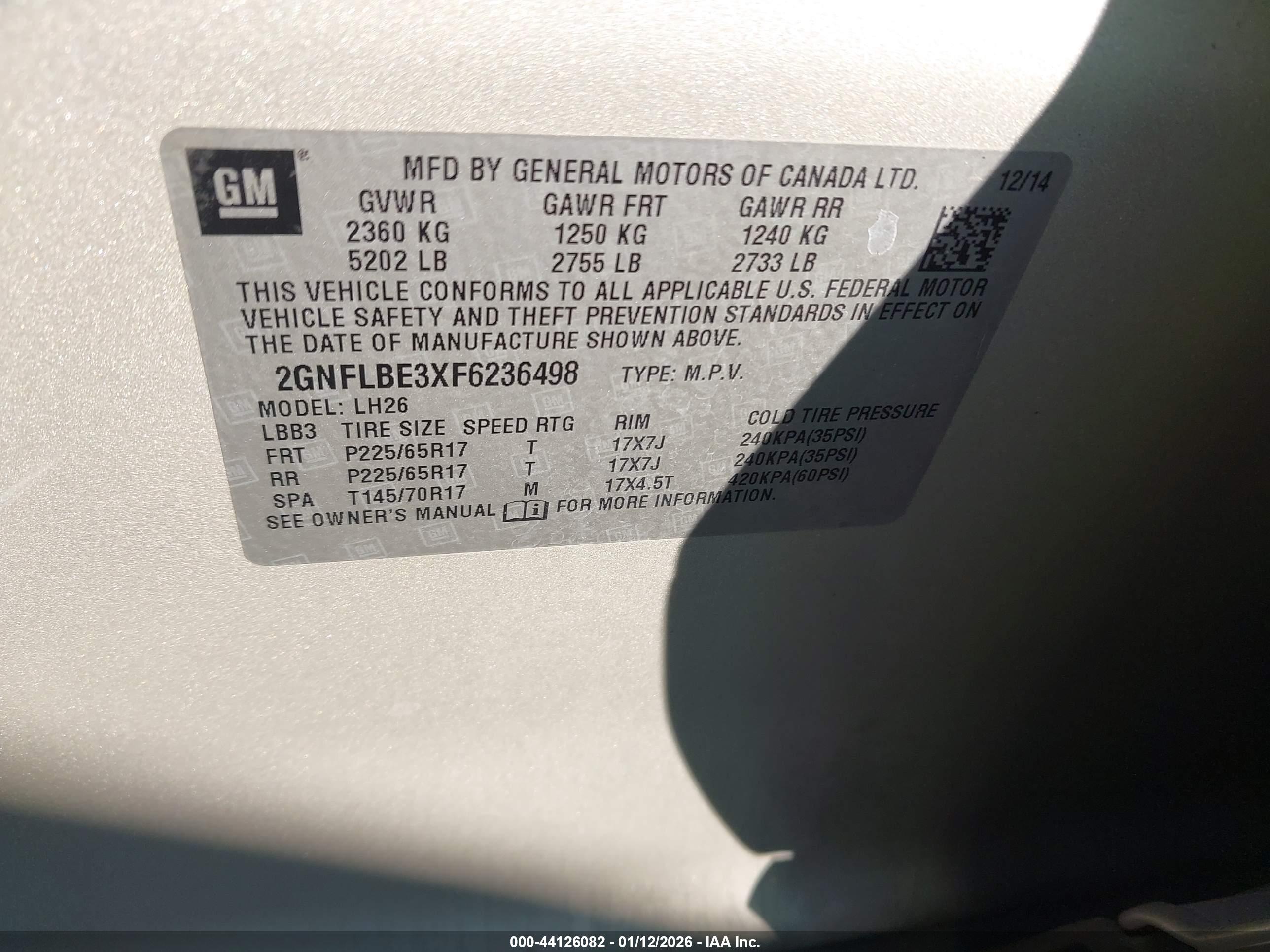 CHEVROLET EQUINOX image 9