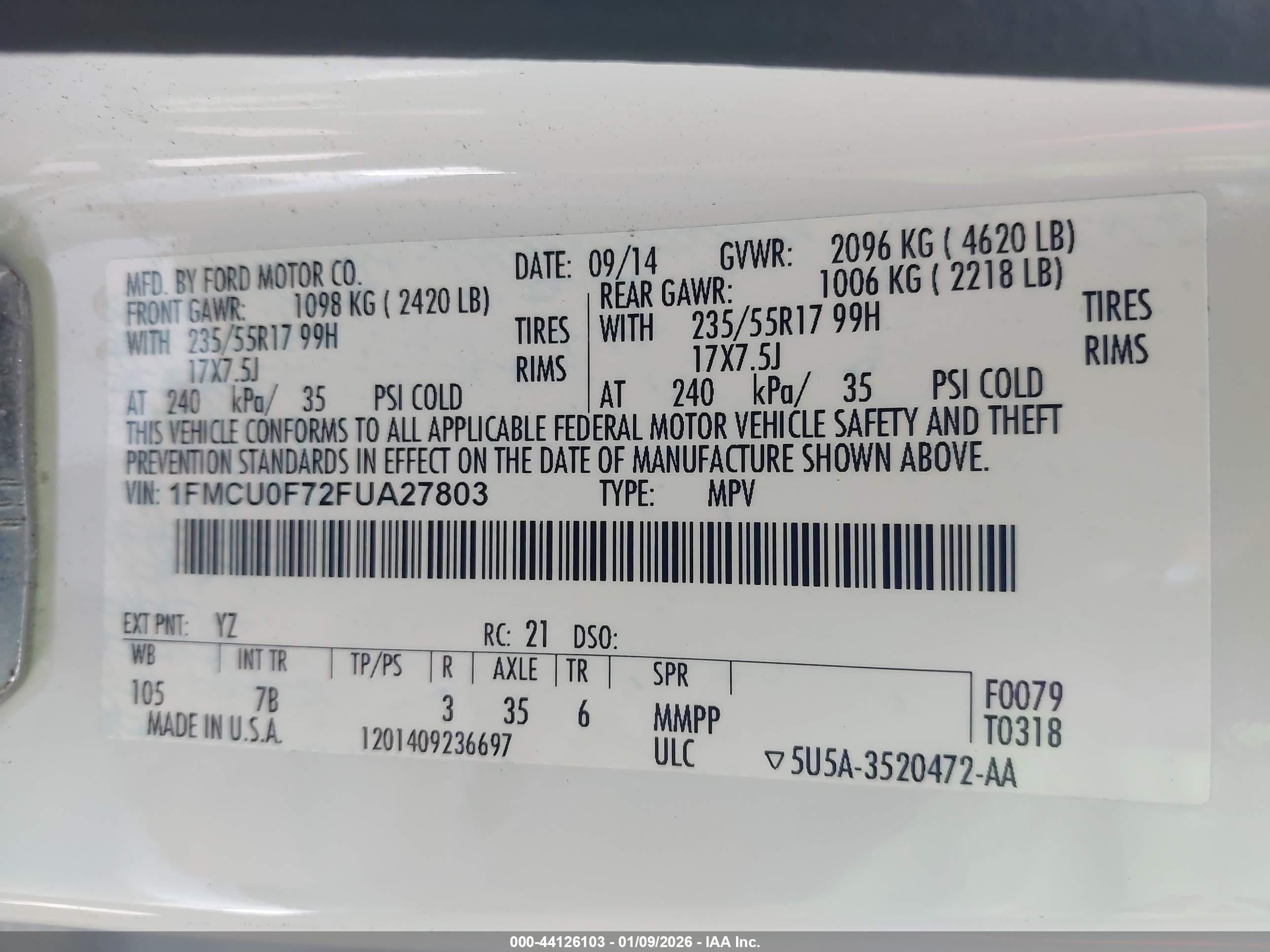 FORD ESCAPE image 9