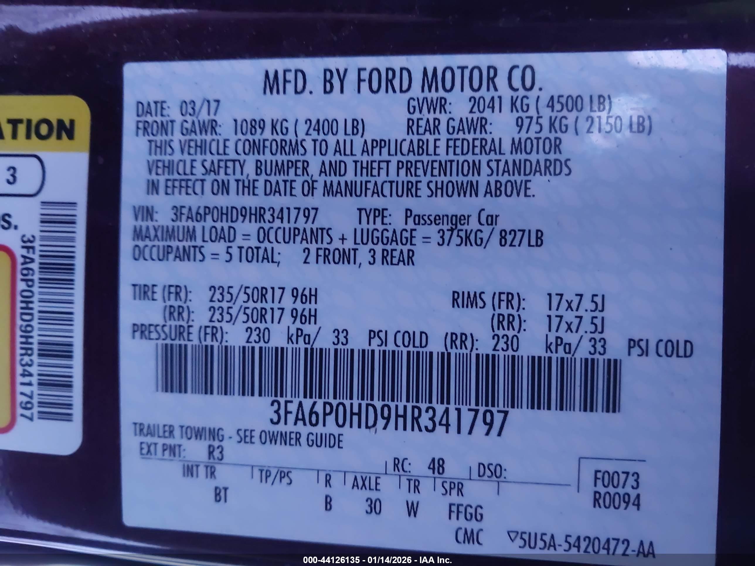 FORD FUSION image 9