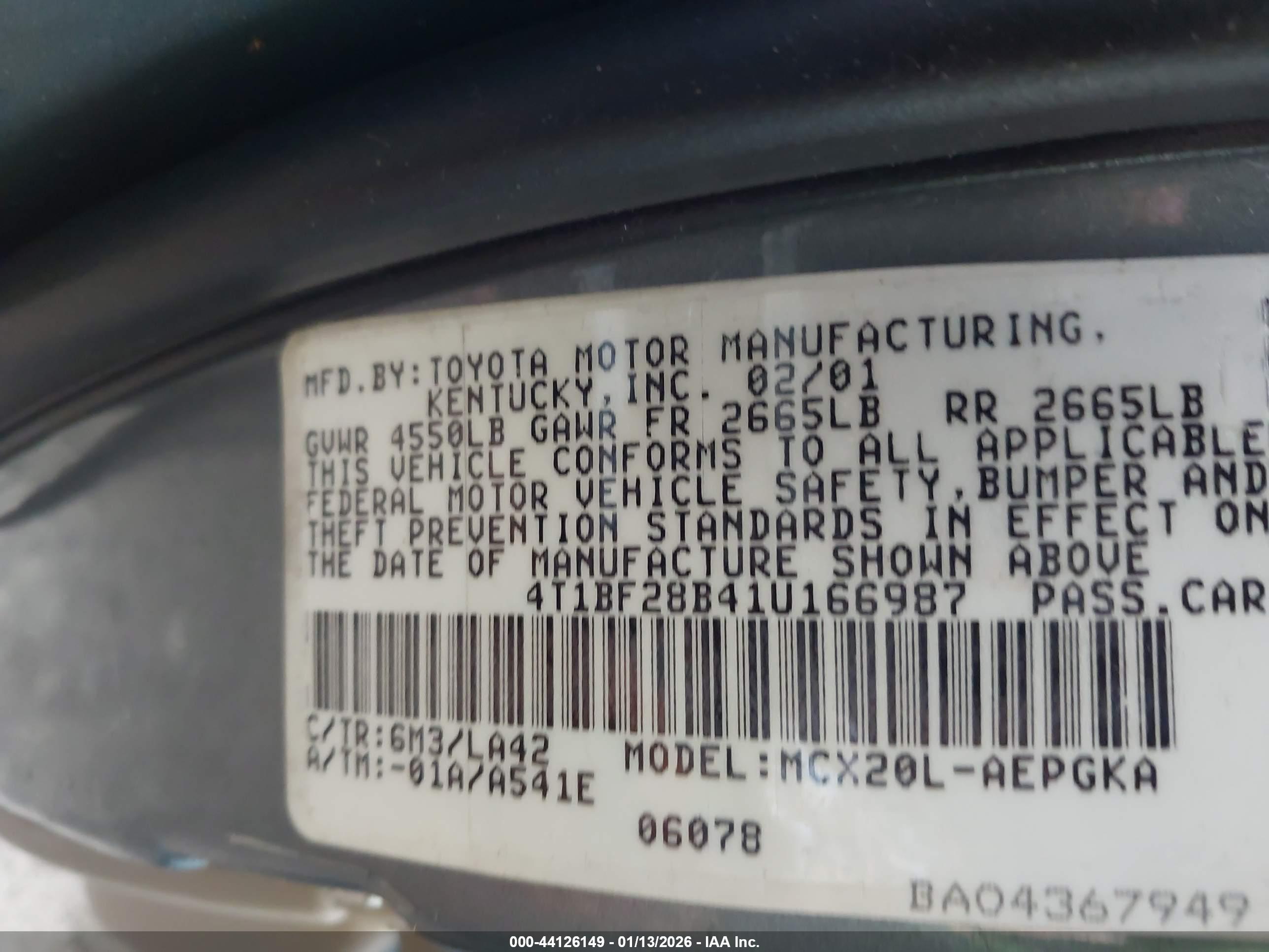 TOYOTA AVALON image 9