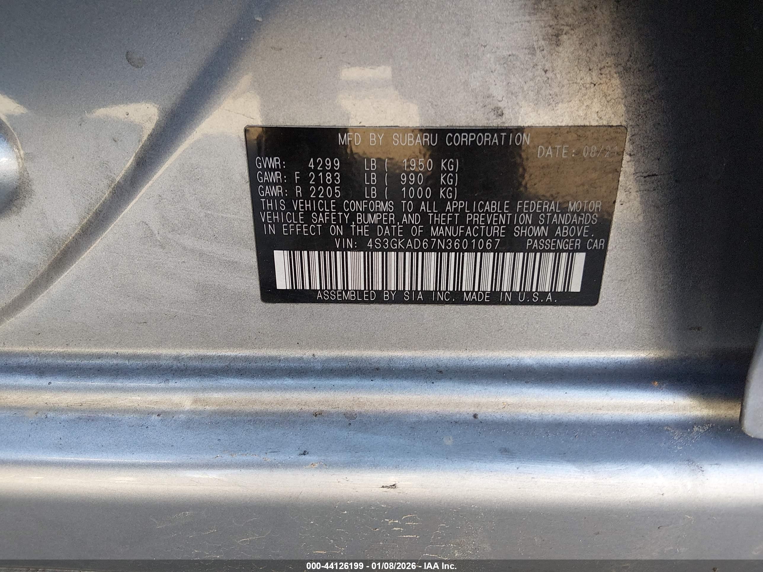 SUBARU IMPREZA image 9
