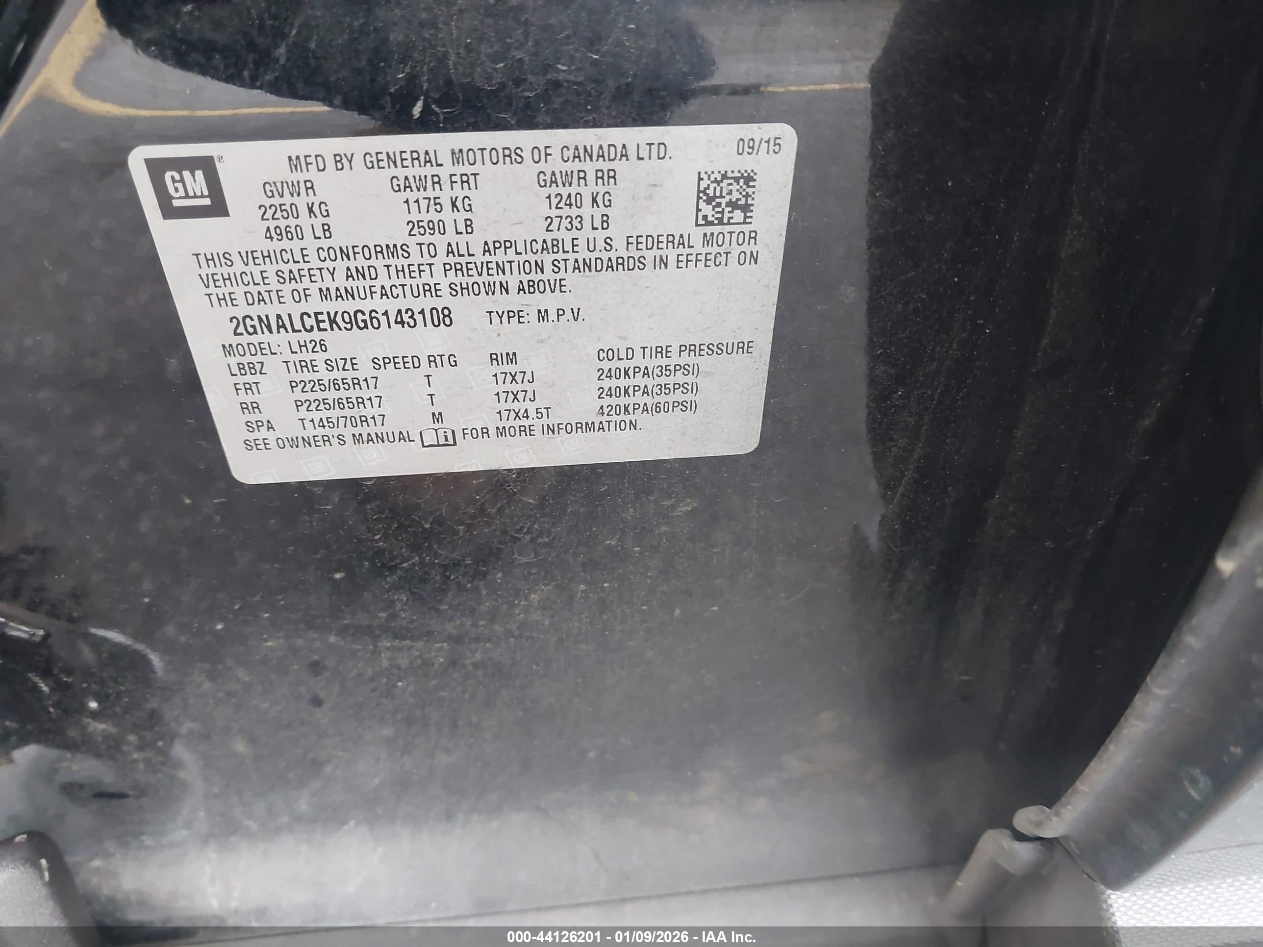 CHEVROLET EQUINOX image 9