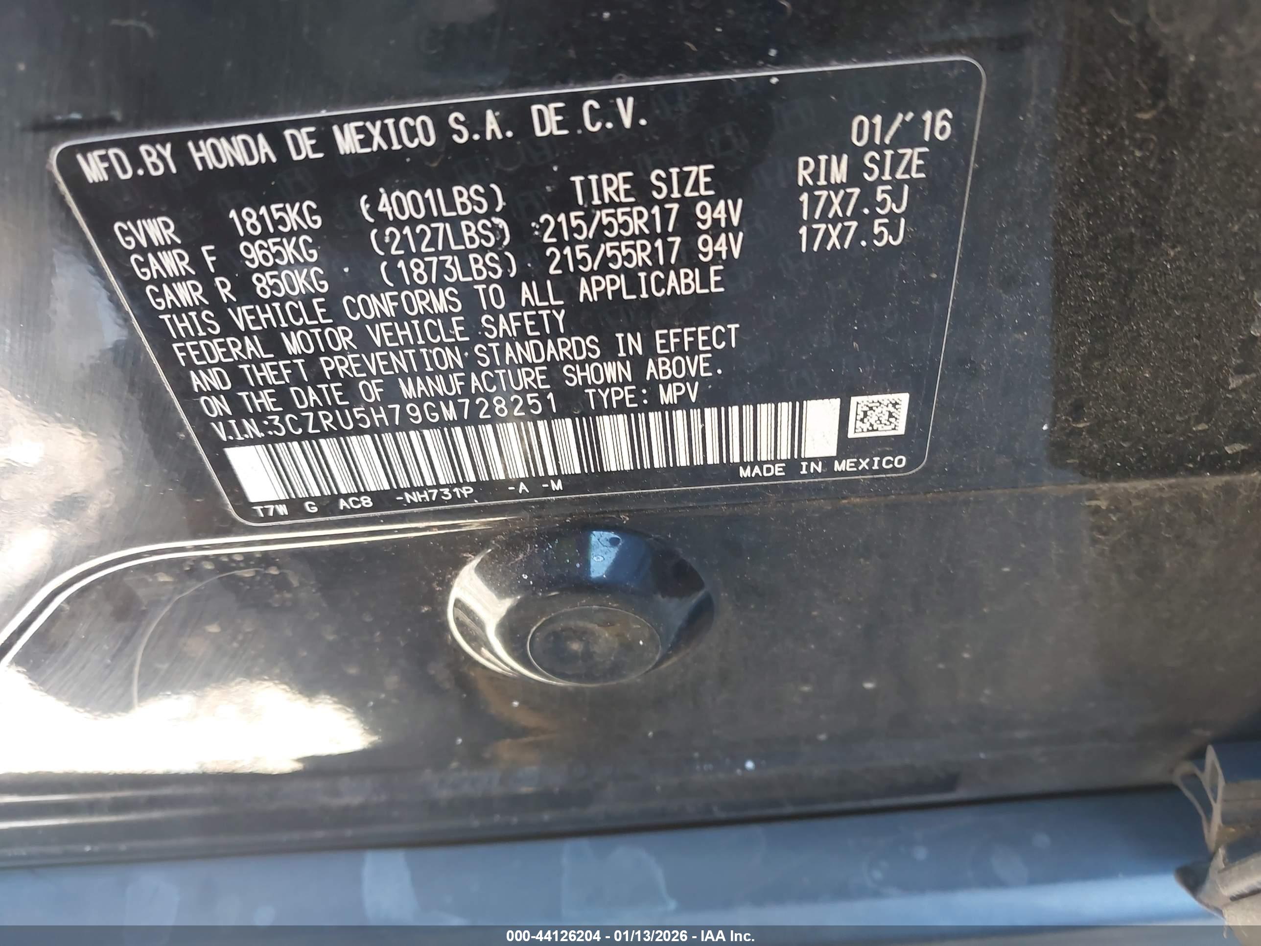 HONDA HR-V image 9