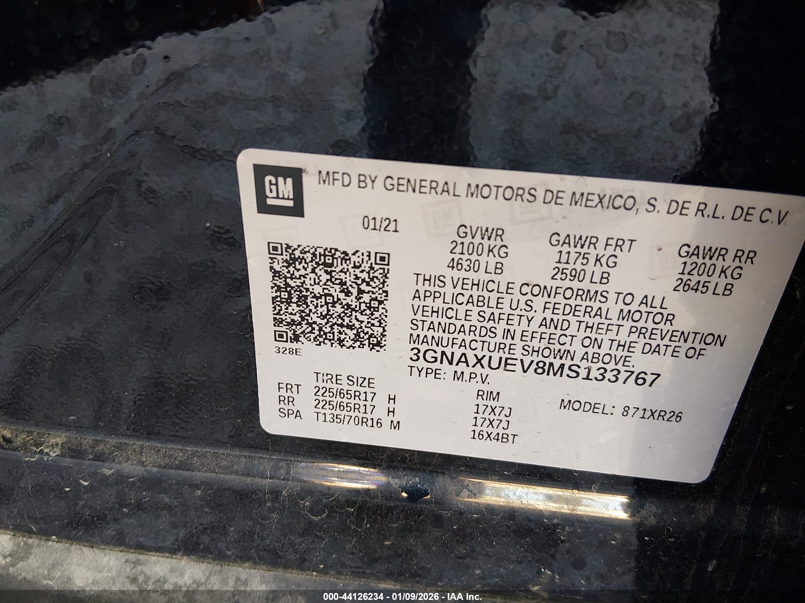 CHEVROLET EQUINOX image 9