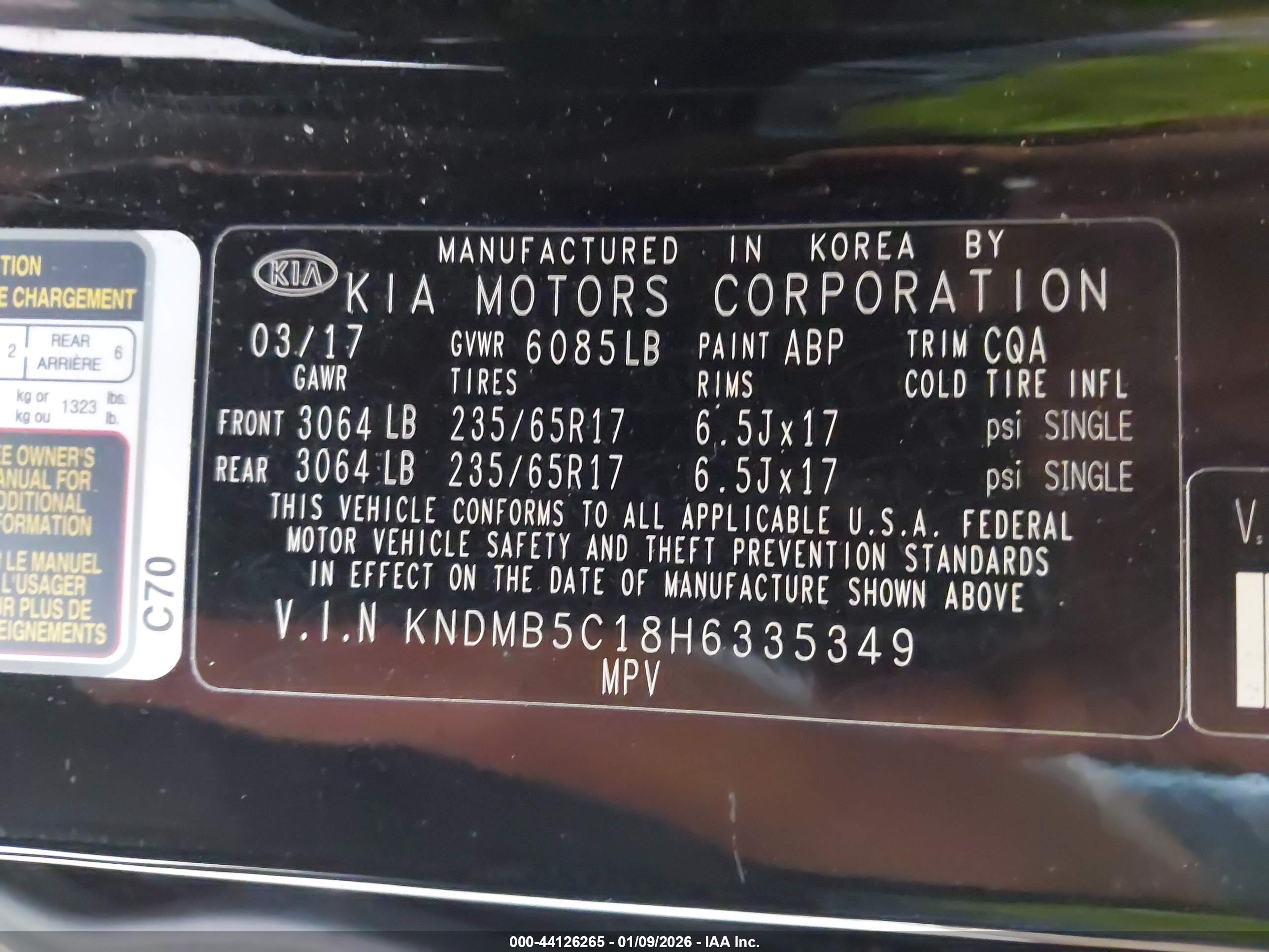 KIA SEDONA image 9