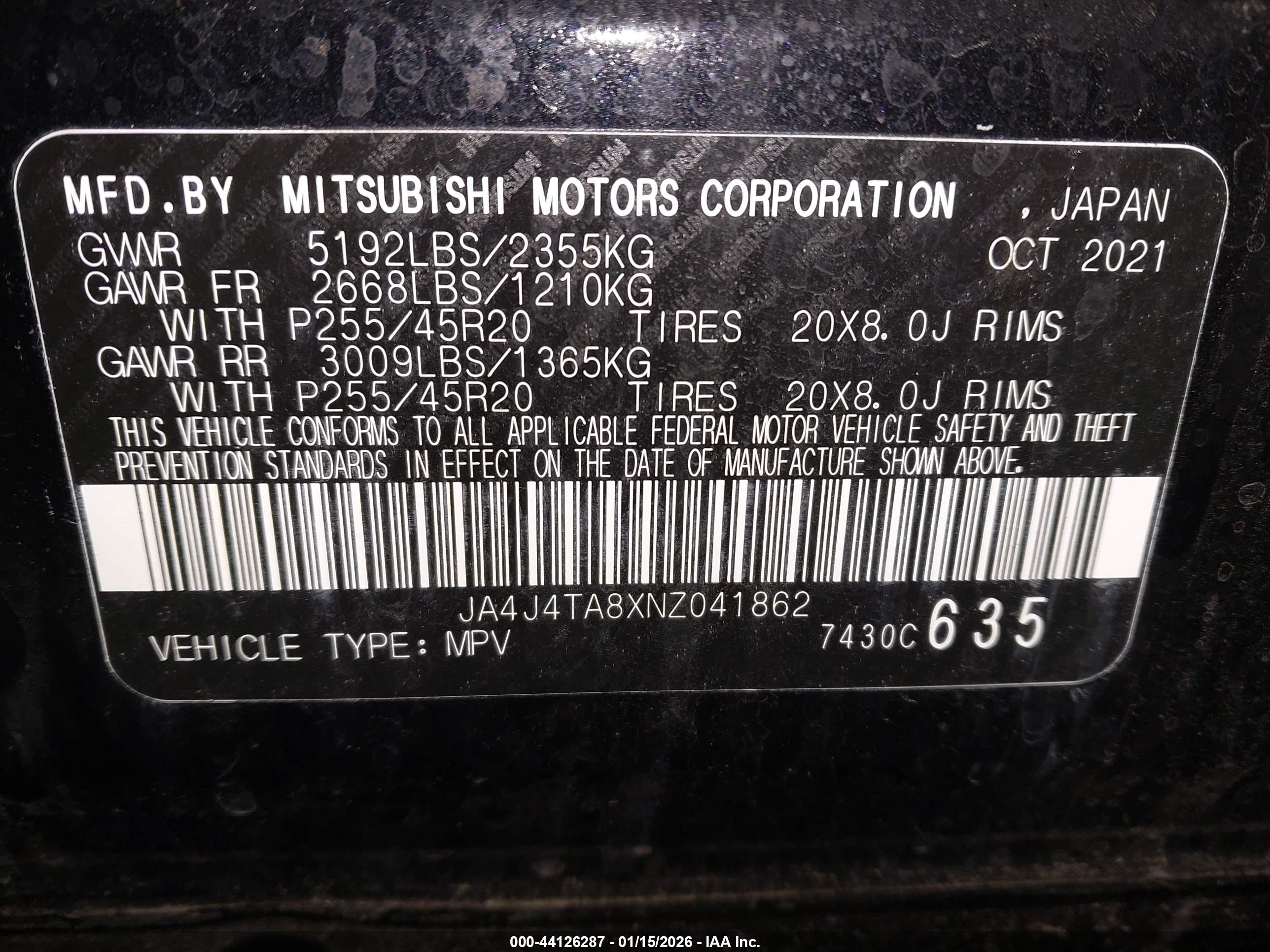 MITSUBISHI OUTLANDER image 9