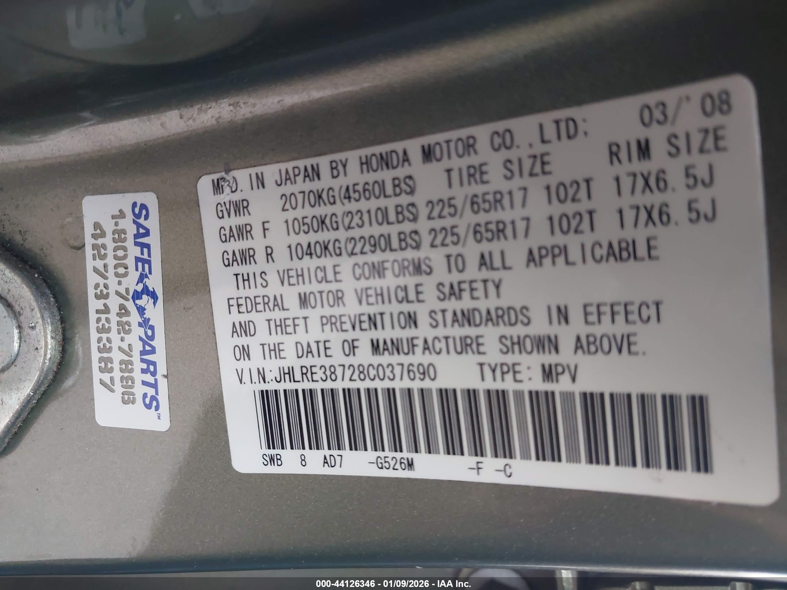 HONDA CR-V image 9