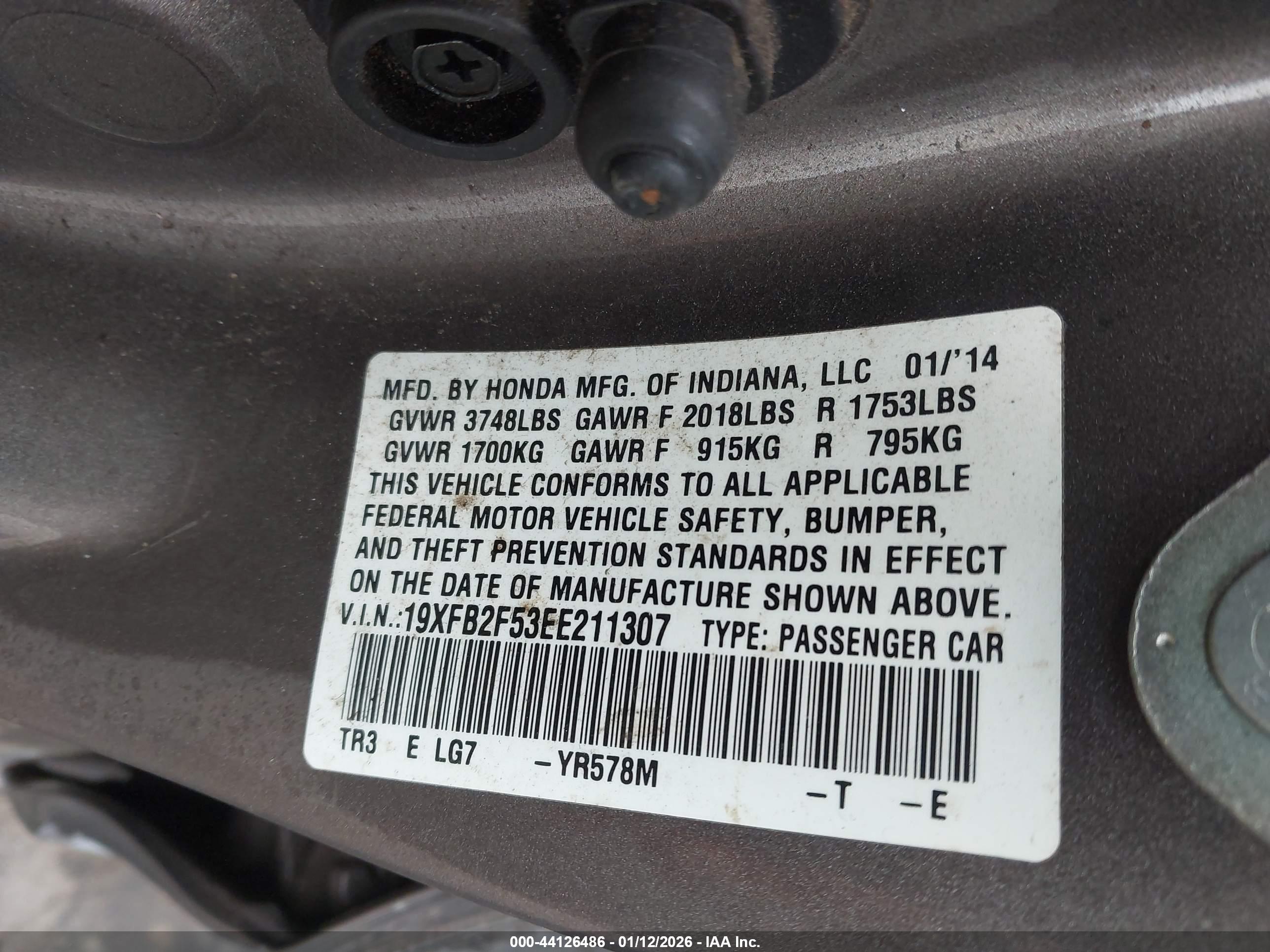 HONDA CIVIC image 9