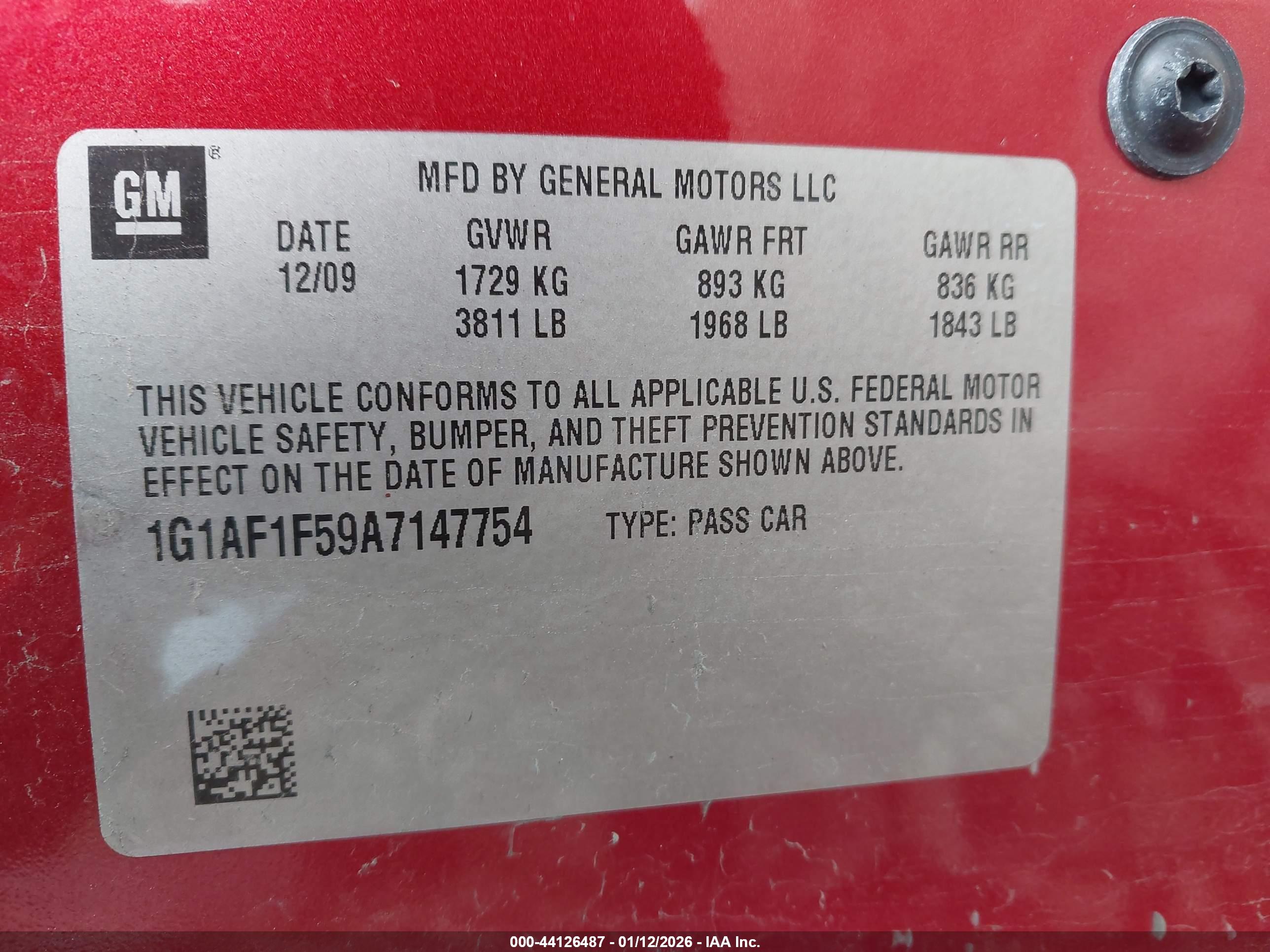 CHEVROLET COBALT image 9