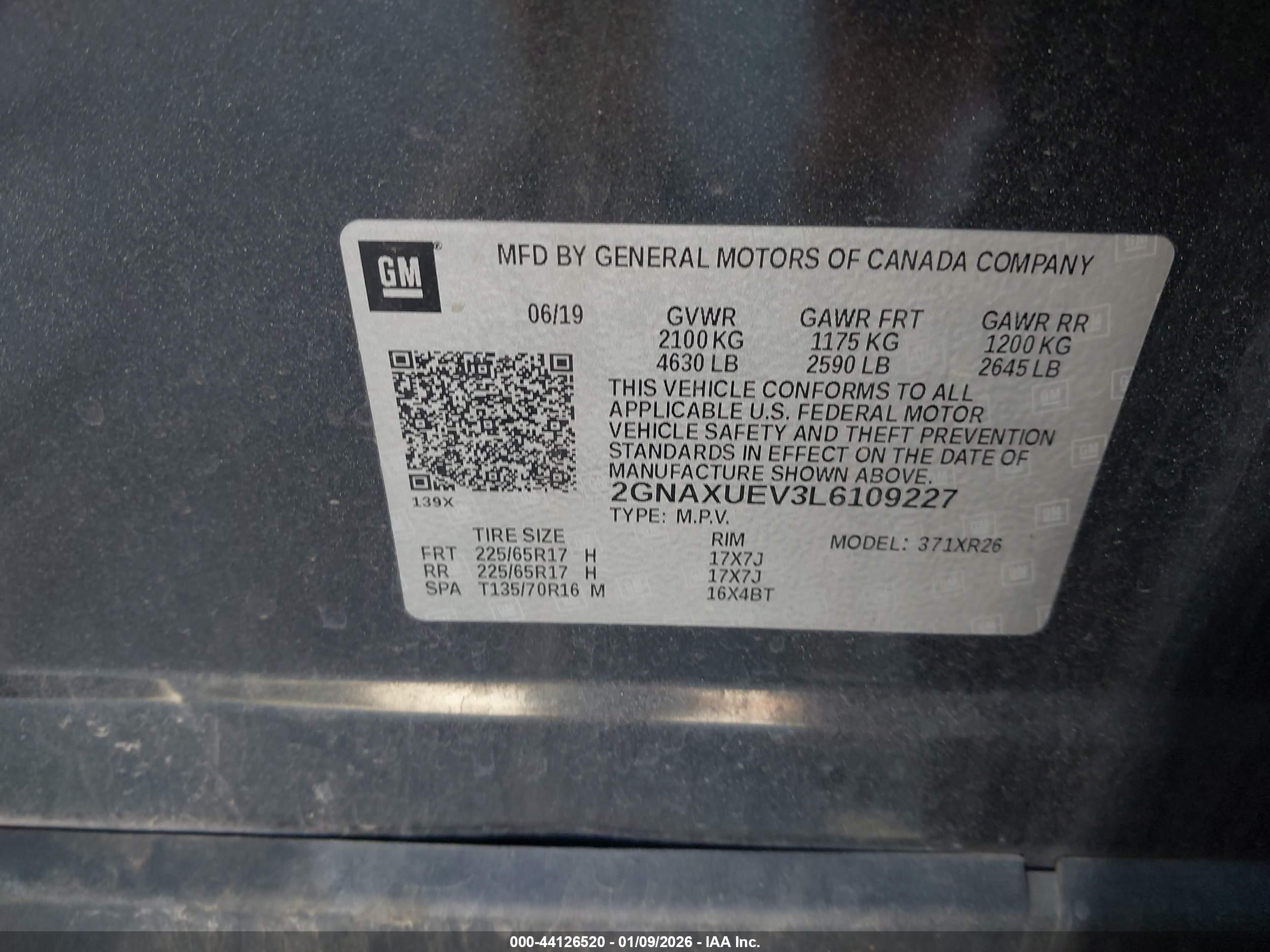 CHEVROLET EQUINOX image 9