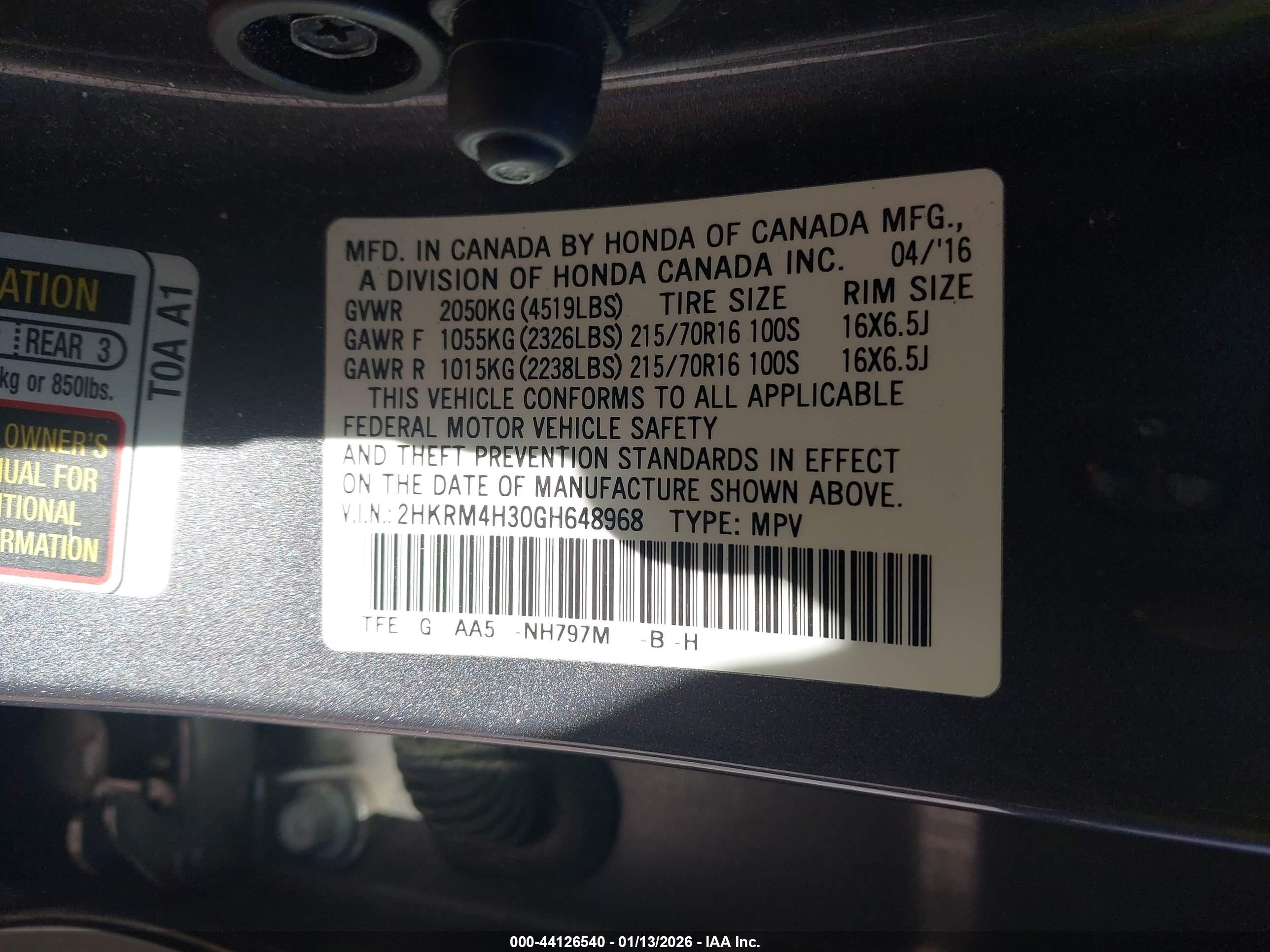 HONDA CR-V image 9