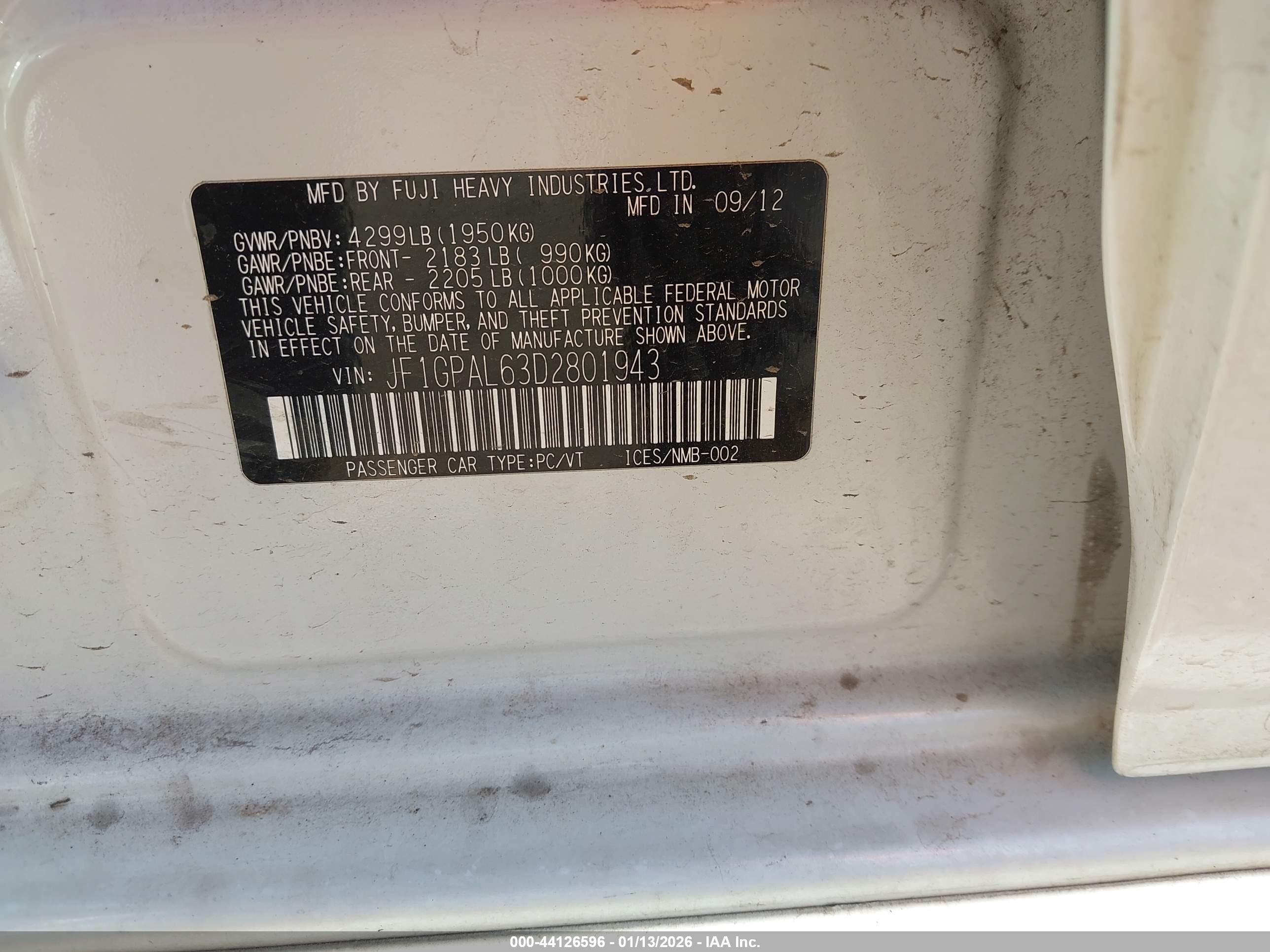 SUBARU IMPREZA image 9