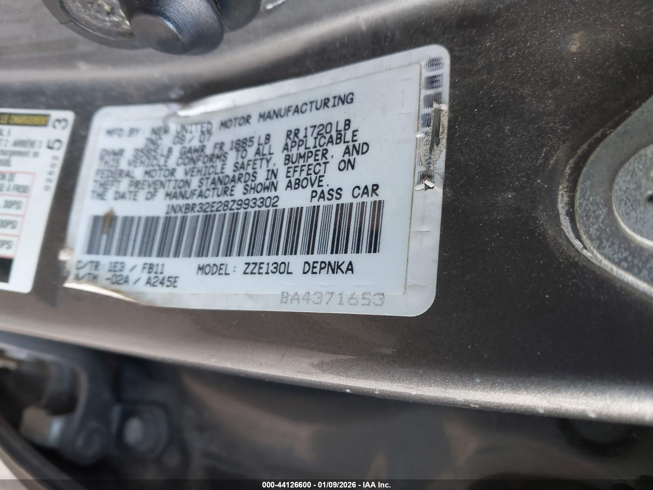 TOYOTA COROLLA image 9