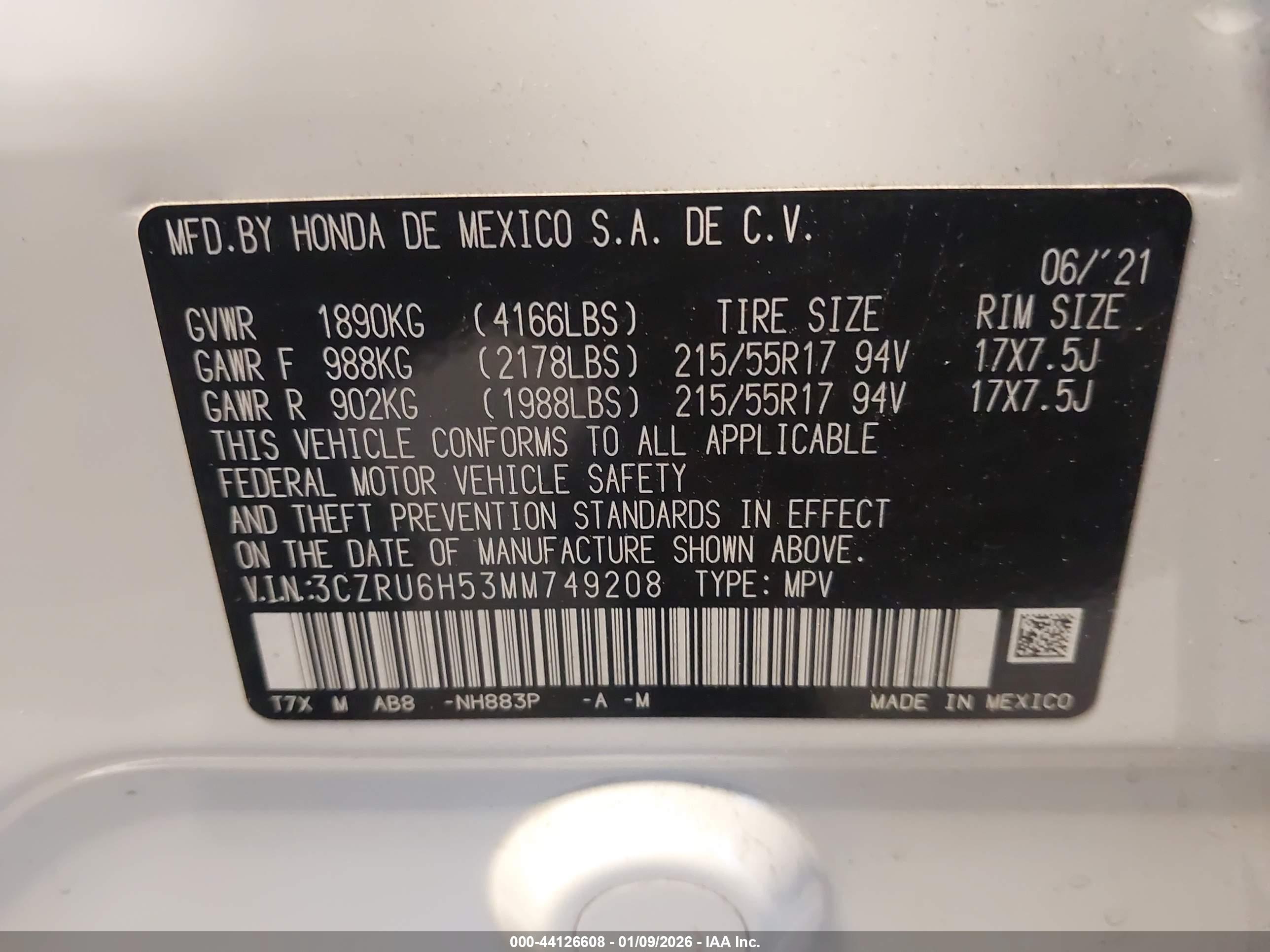 HONDA HR-V image 9