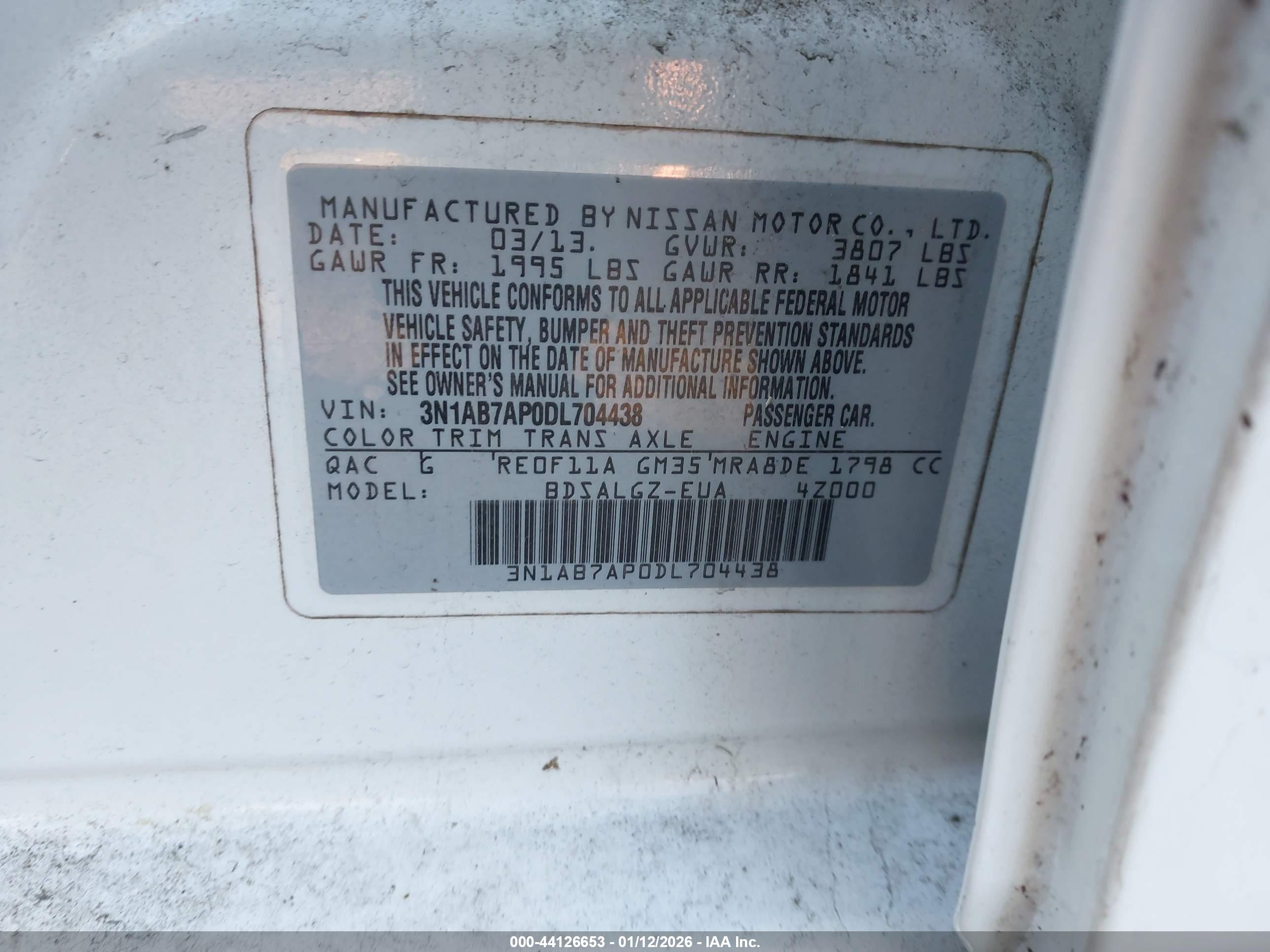 NISSAN SENTRA image 9