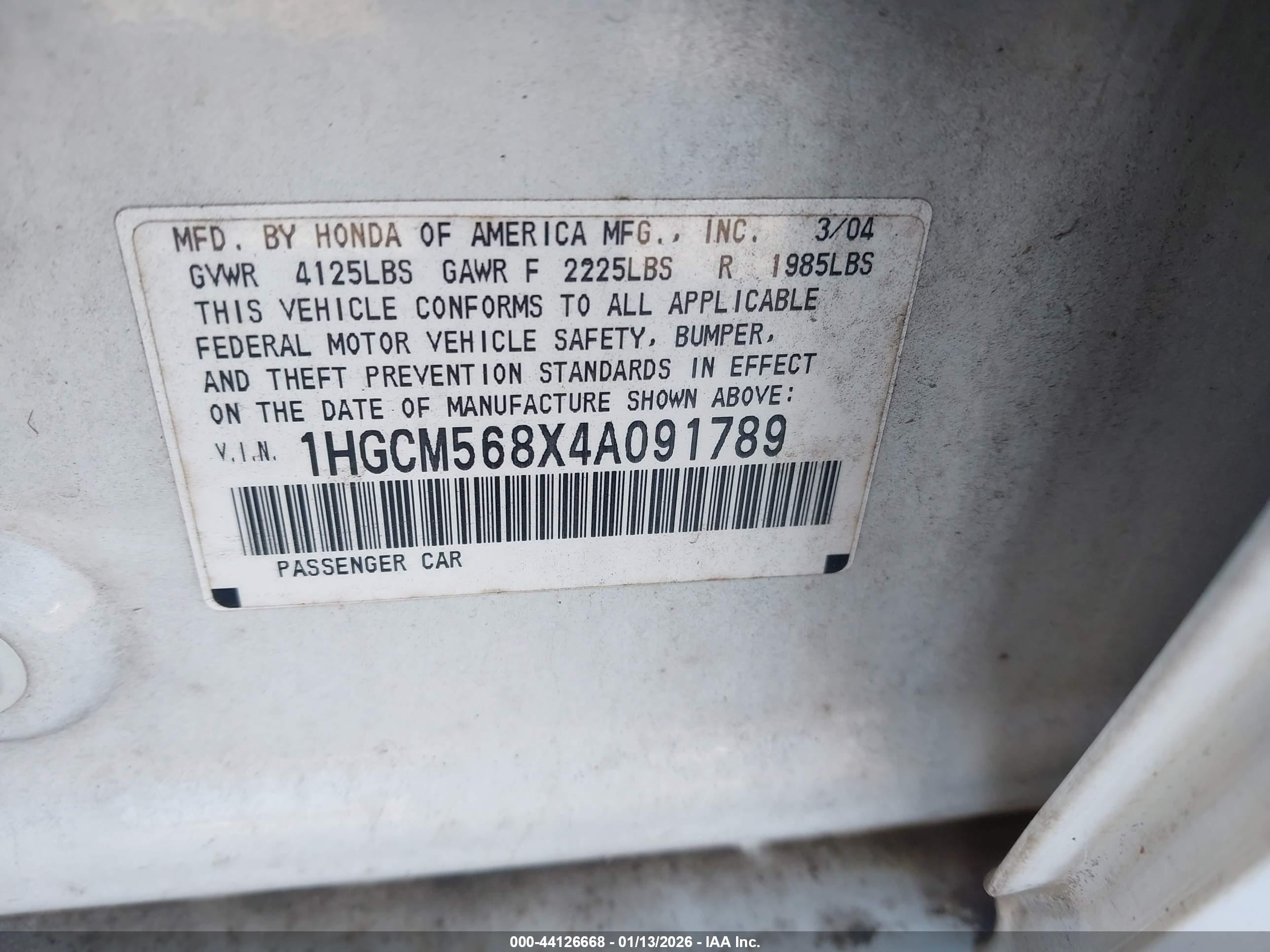 HONDA ACCORD image 9