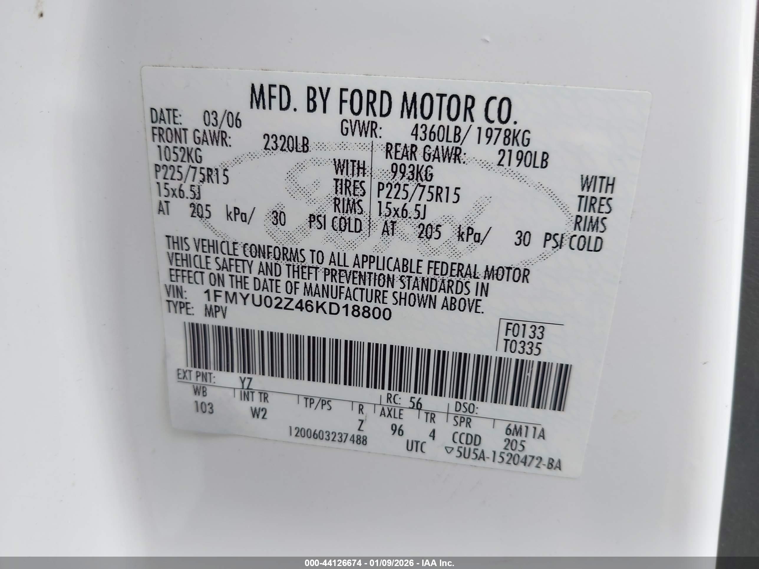 FORD ESCAPE image 9