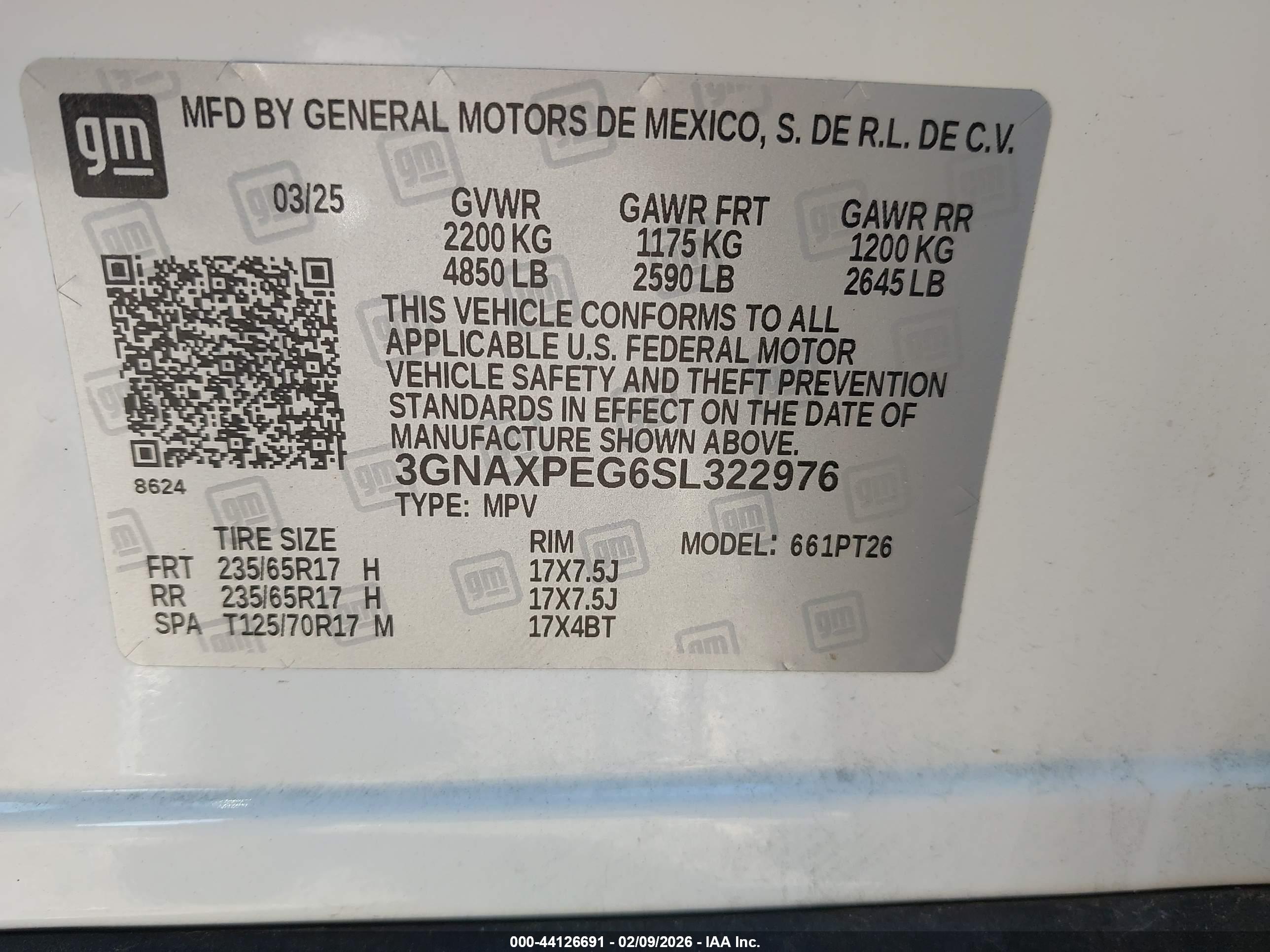 CHEVROLET EQUINOX image 9