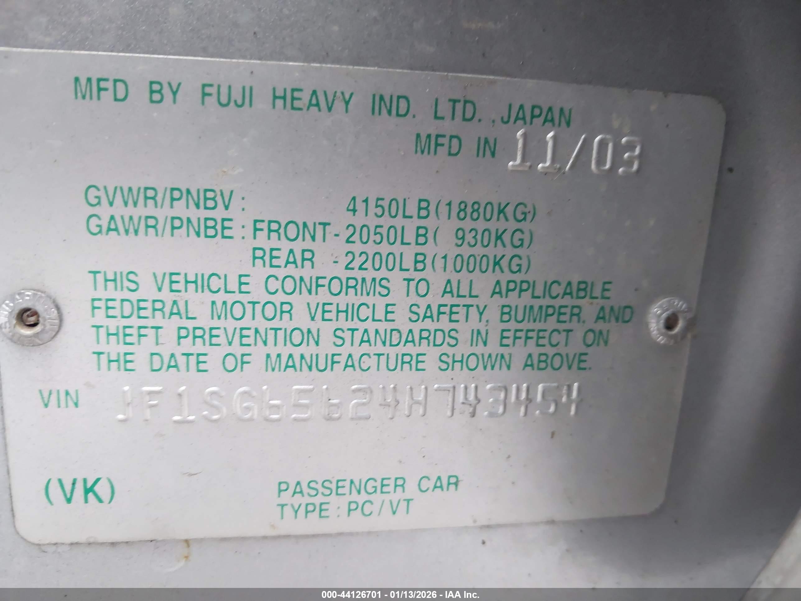 SUBARU FORESTER image 9
