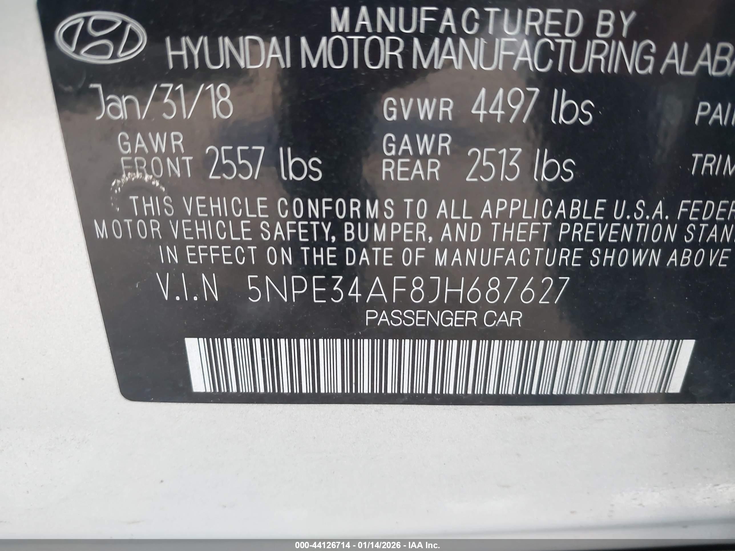 HYUNDAI SONATA image 9