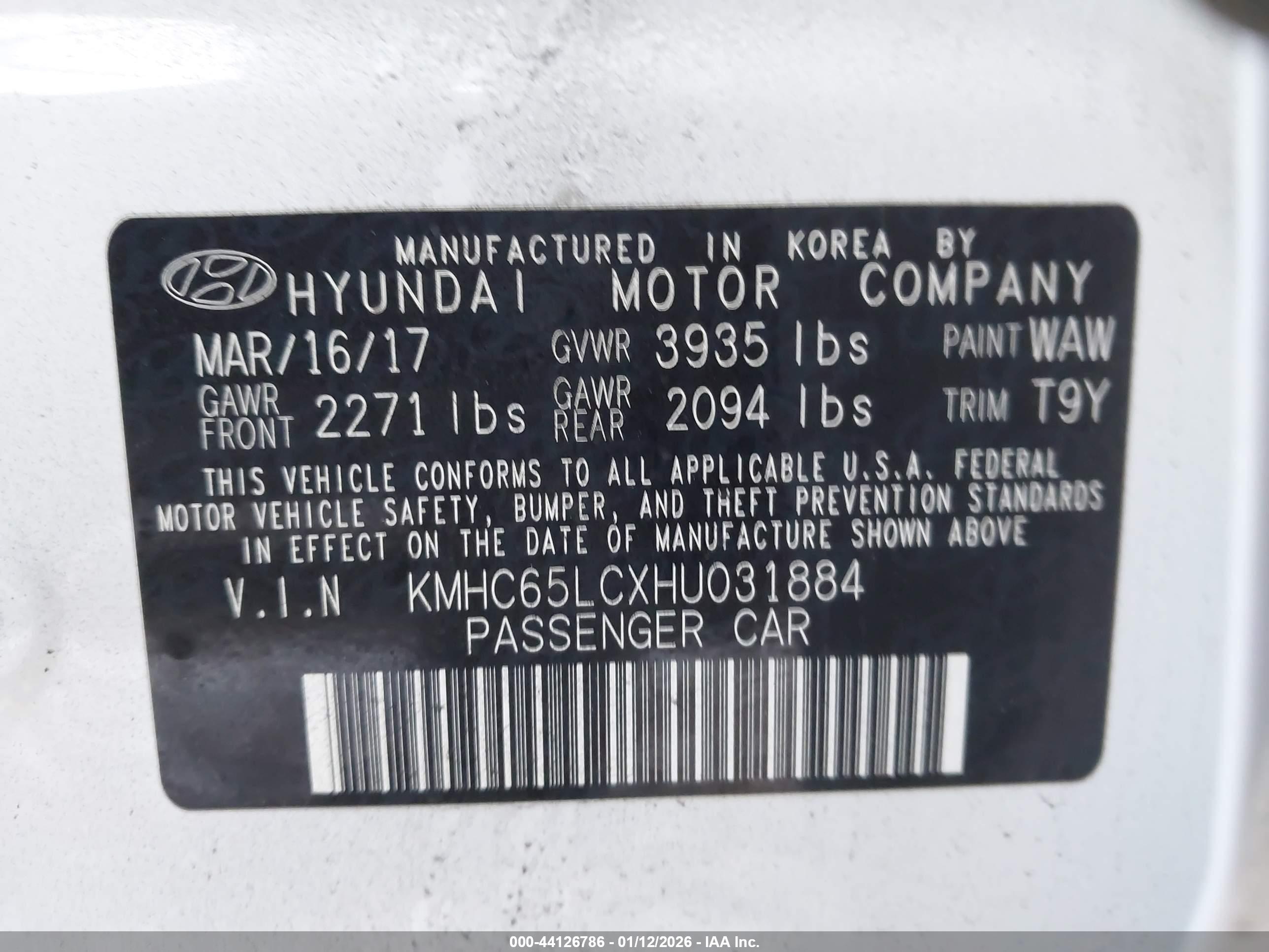 HYUNDAI IONIQ image 9