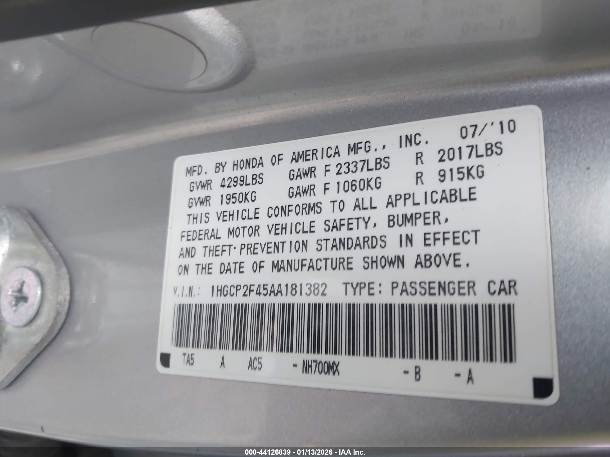 HONDA ACCORD image 9