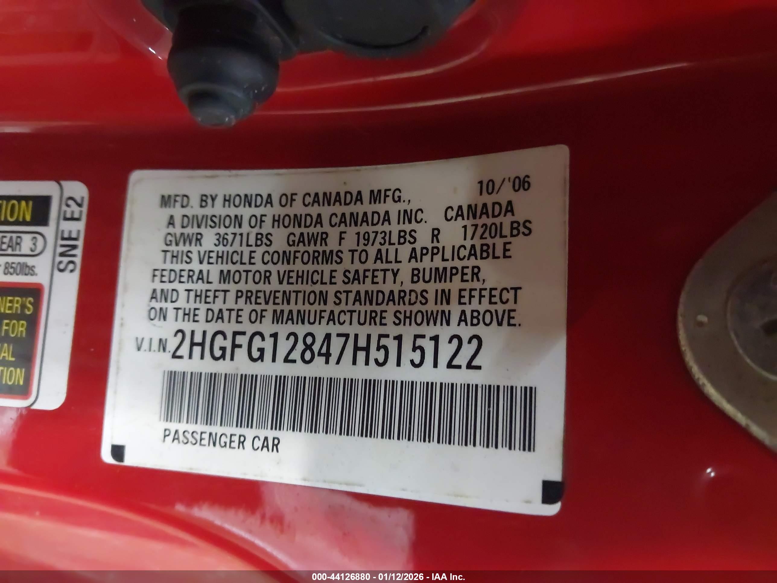 HONDA CIVIC image 9