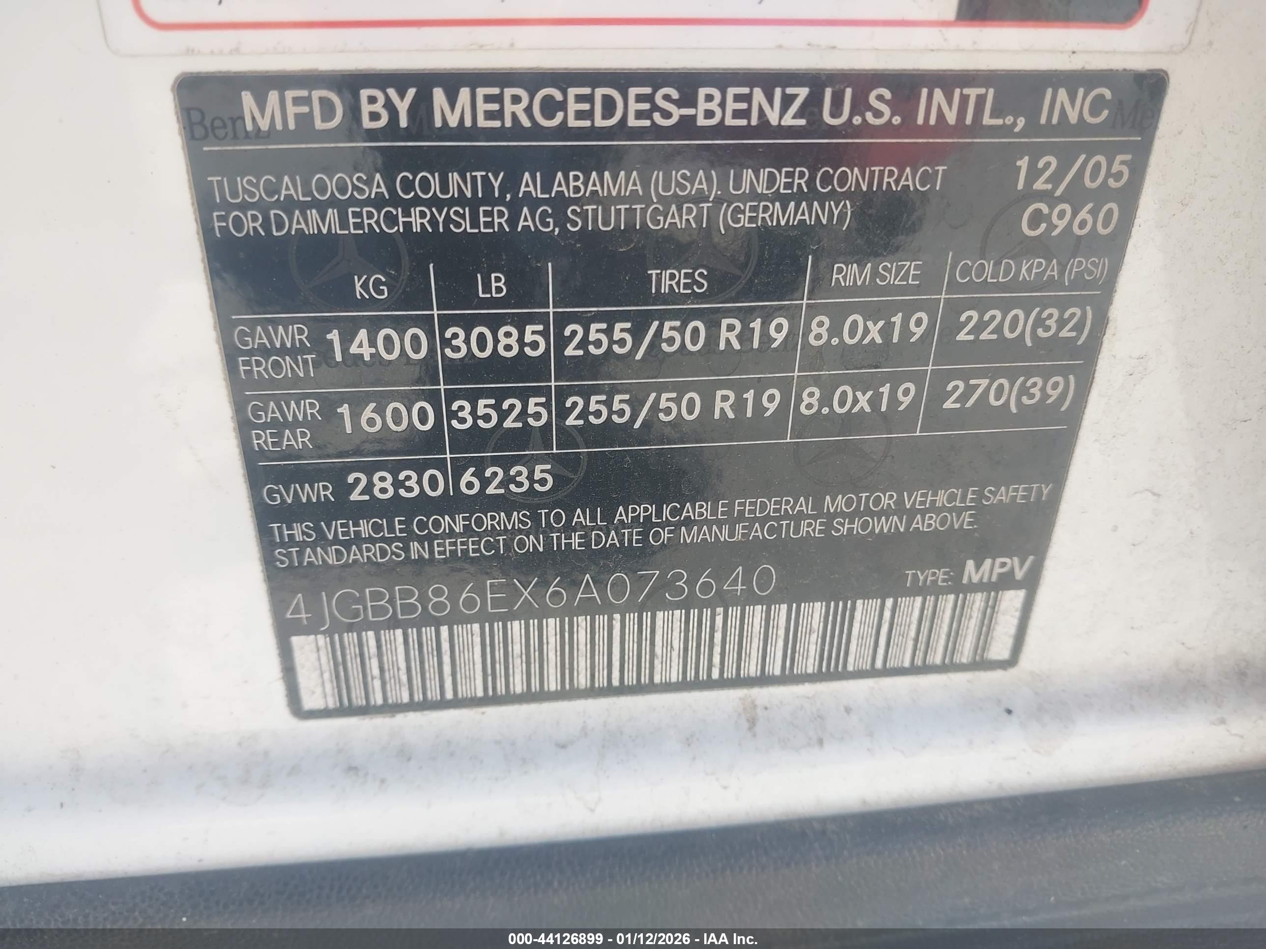 MERCEDES-BENZ ML image 9