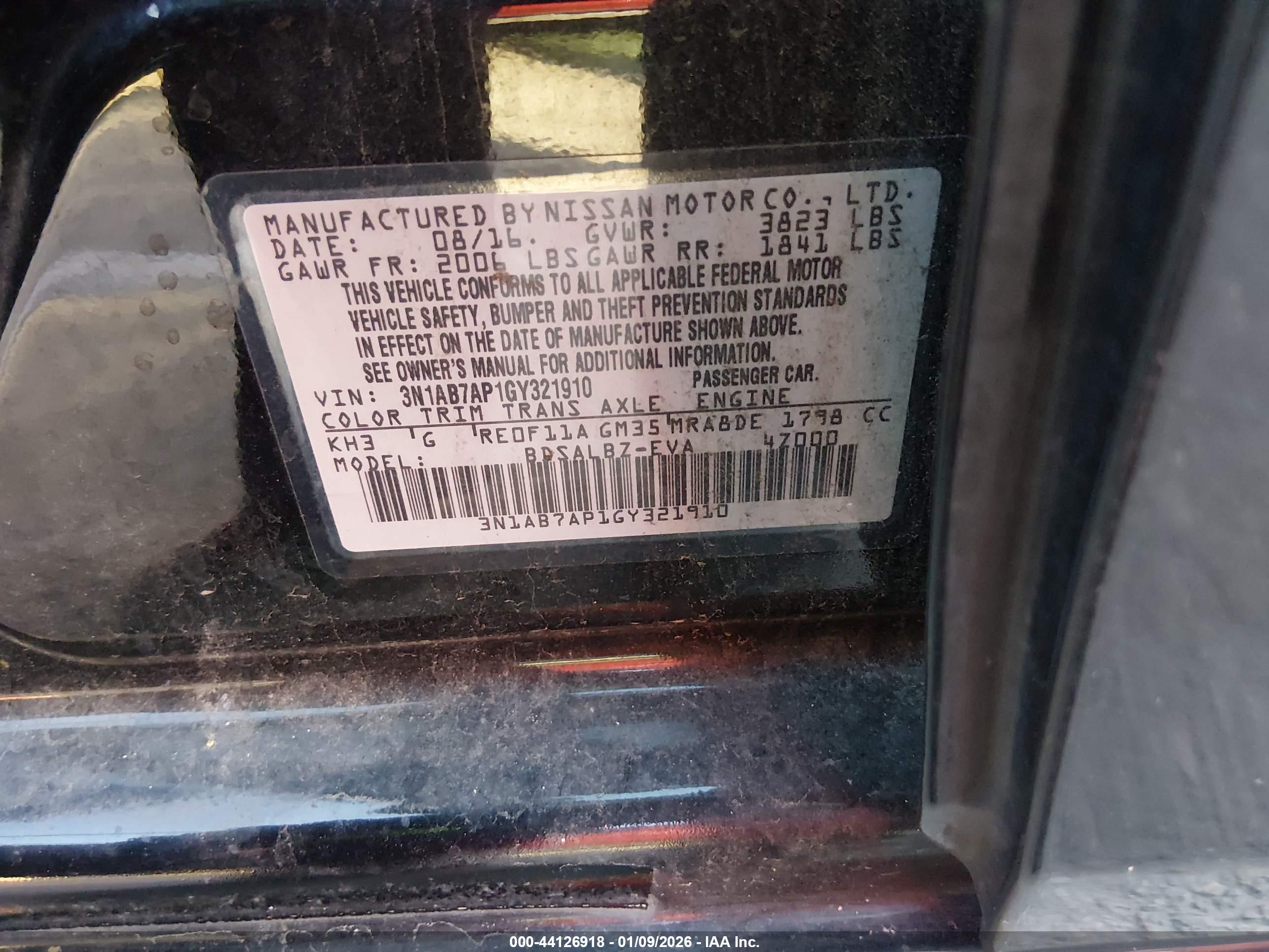 NISSAN SENTRA image 9
