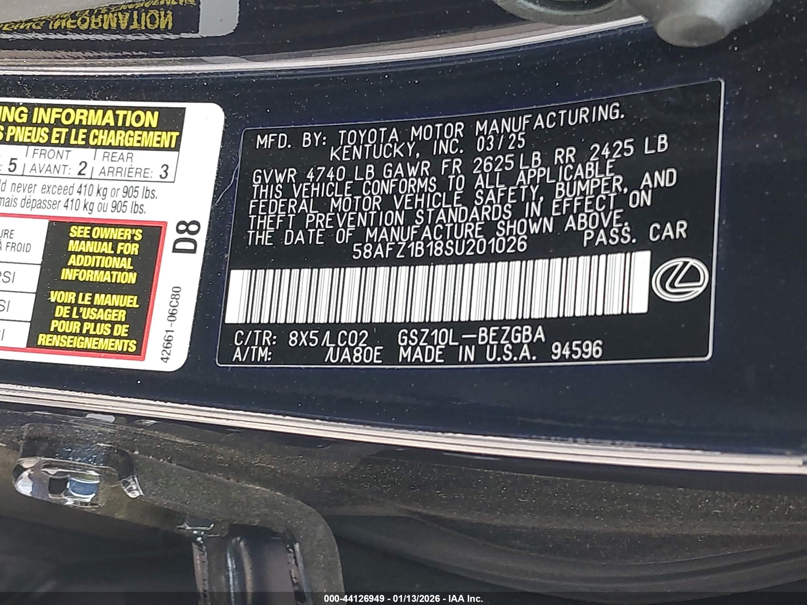 LEXUS ES image 9