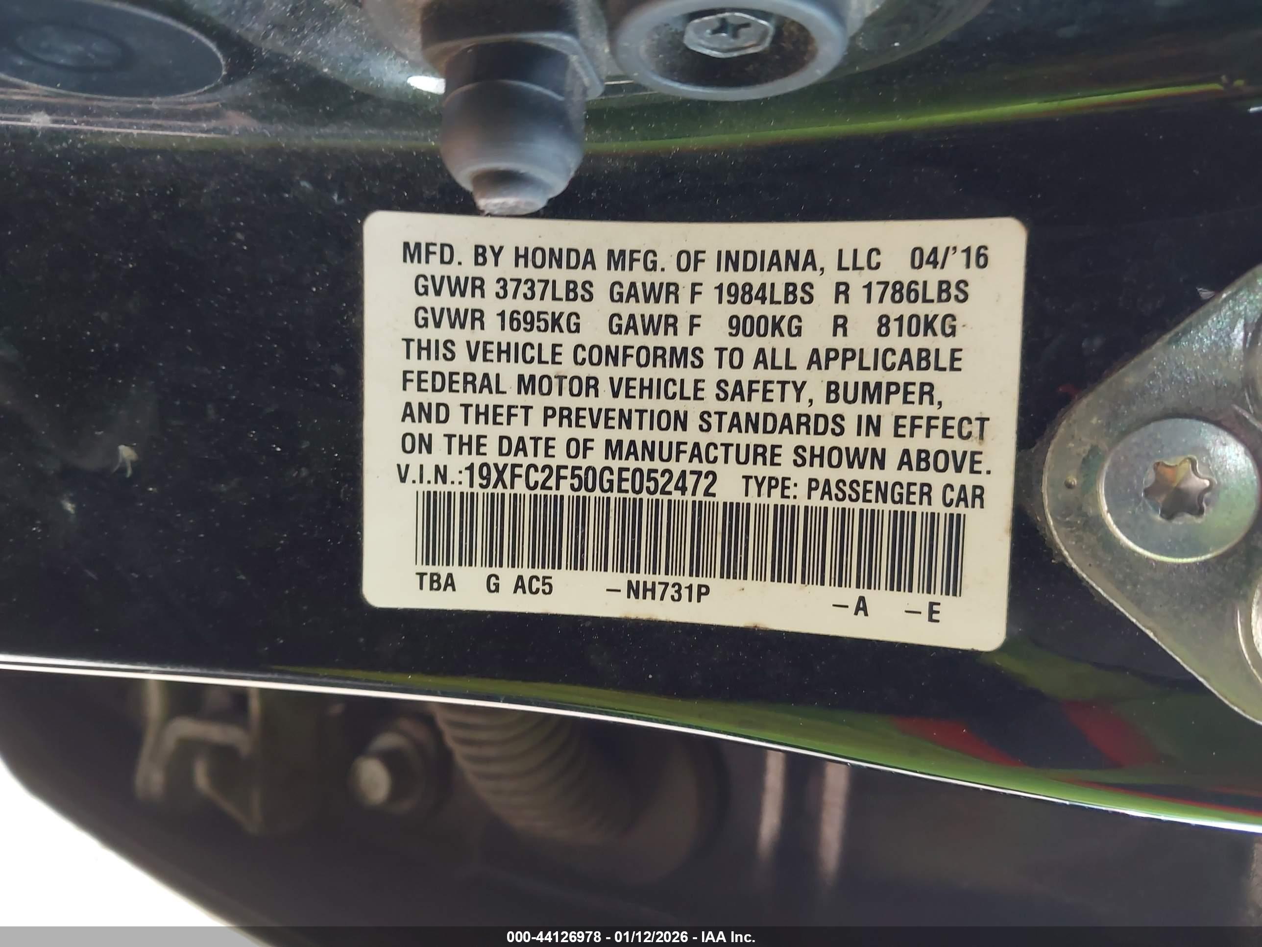 HONDA CIVIC image 9