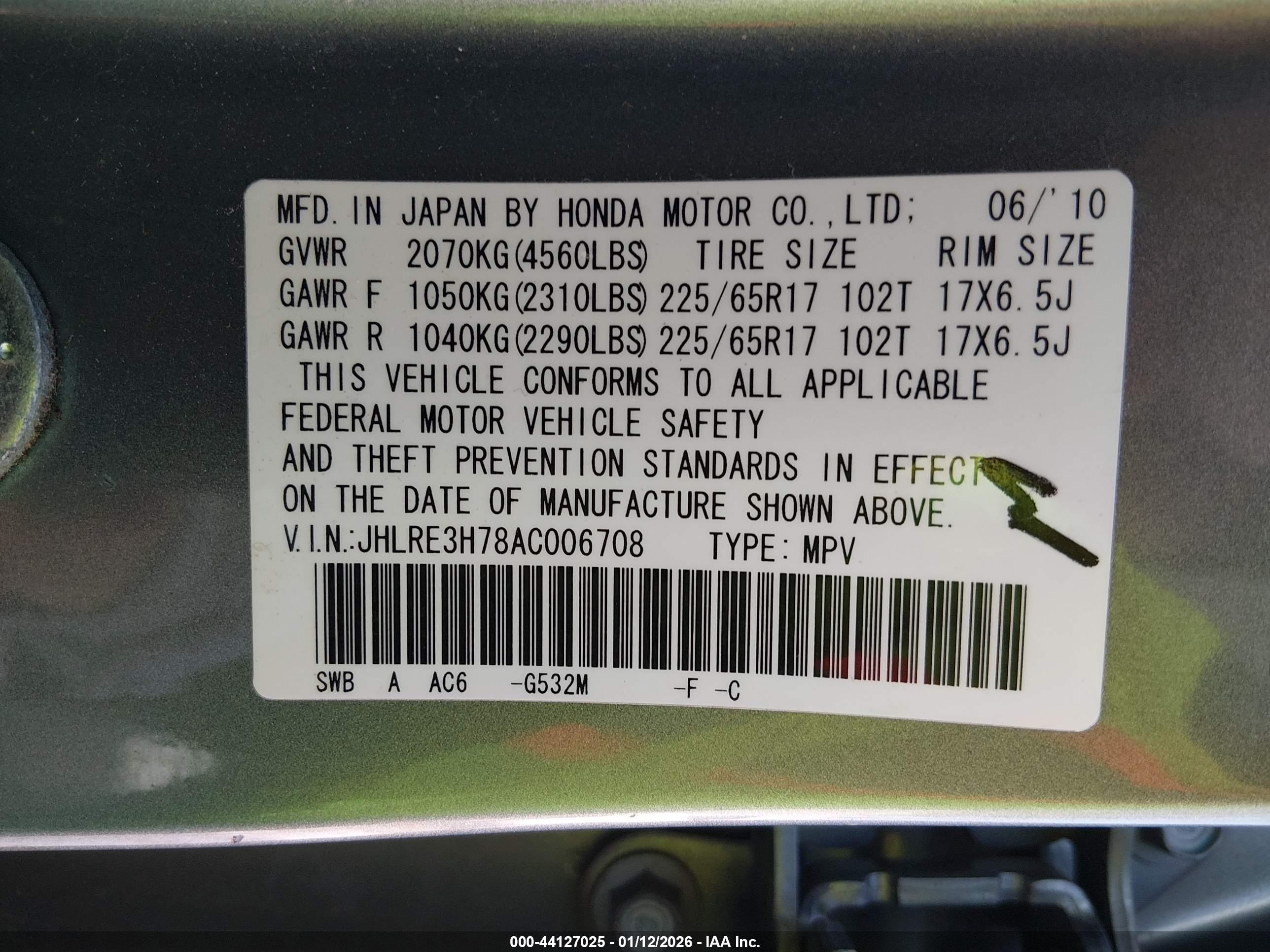 HONDA CR-V image 9