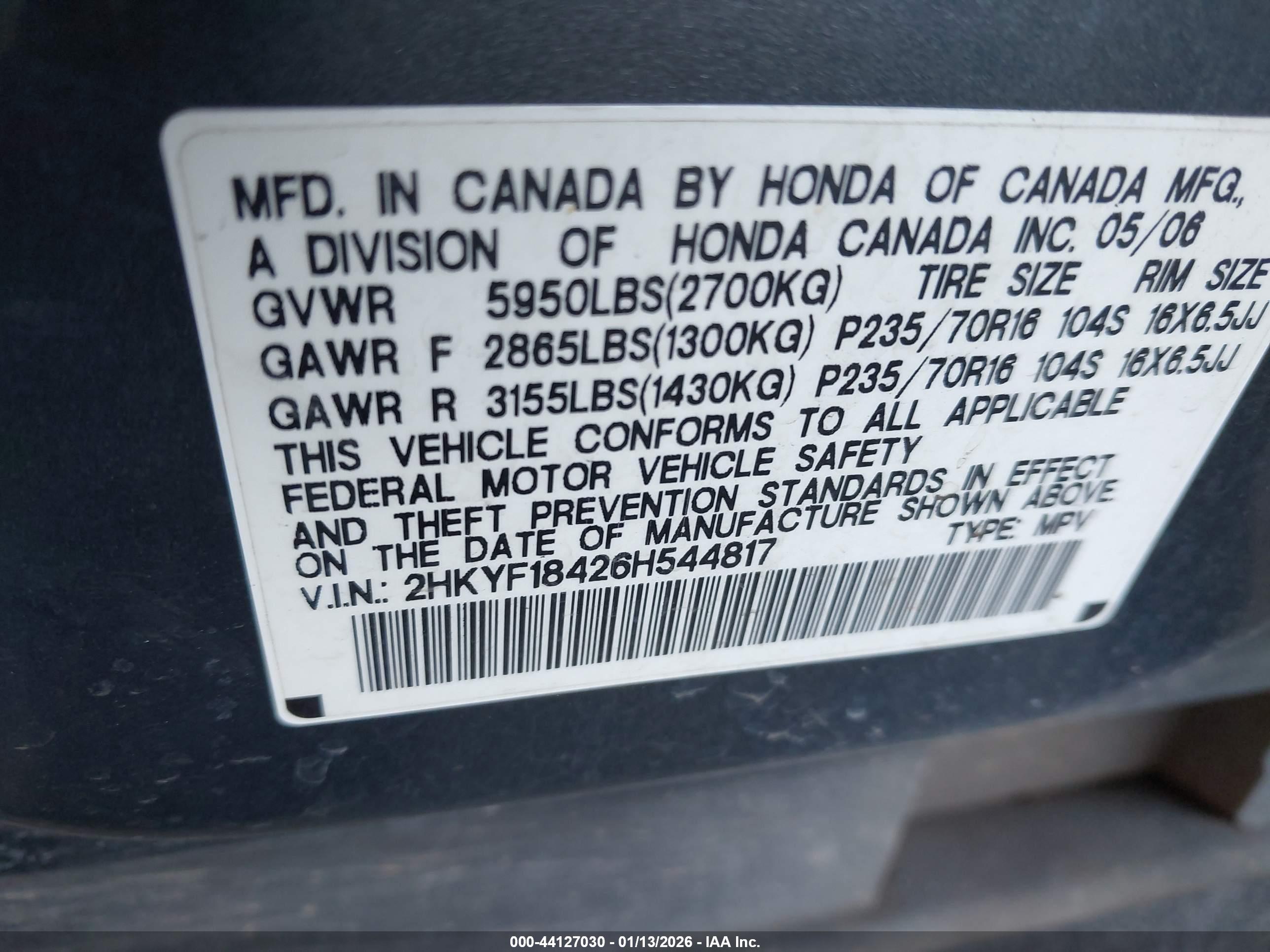 HONDA PILOT image 9