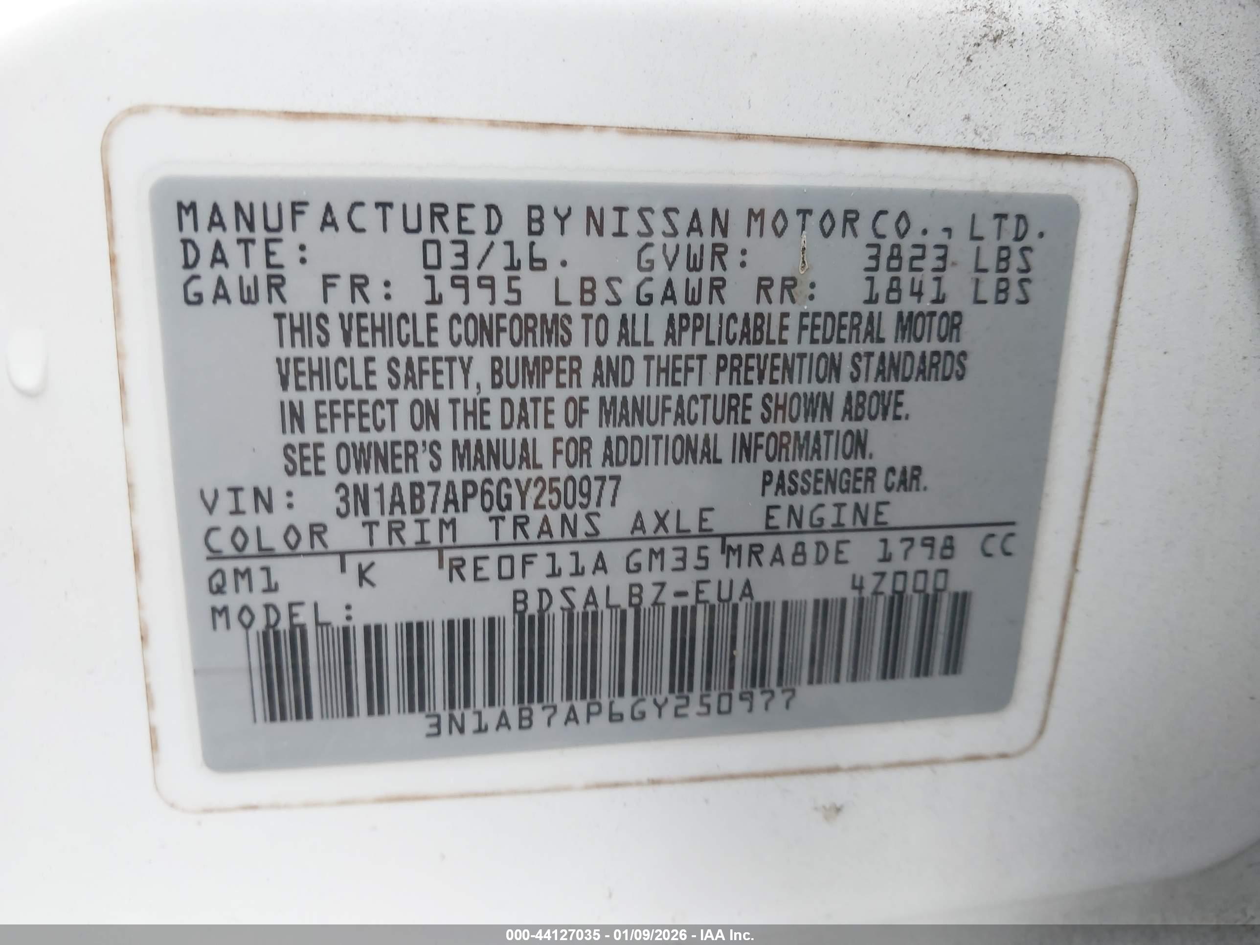 NISSAN SENTRA image 9