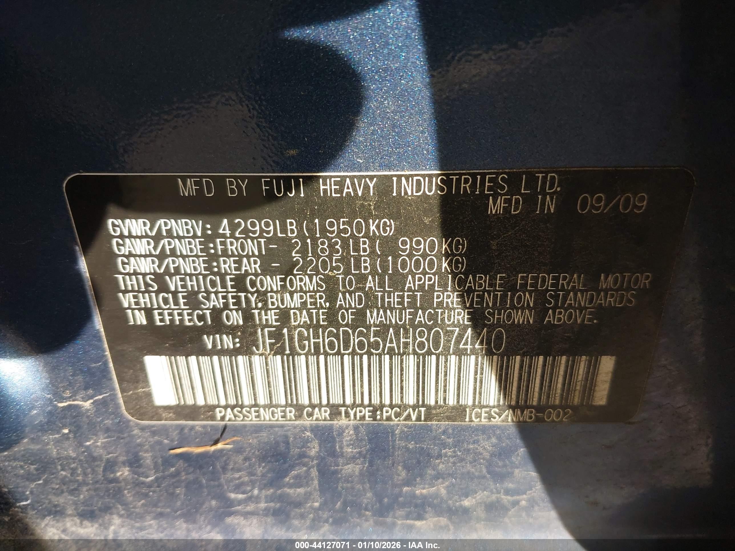 SUBARU IMPREZA image 9