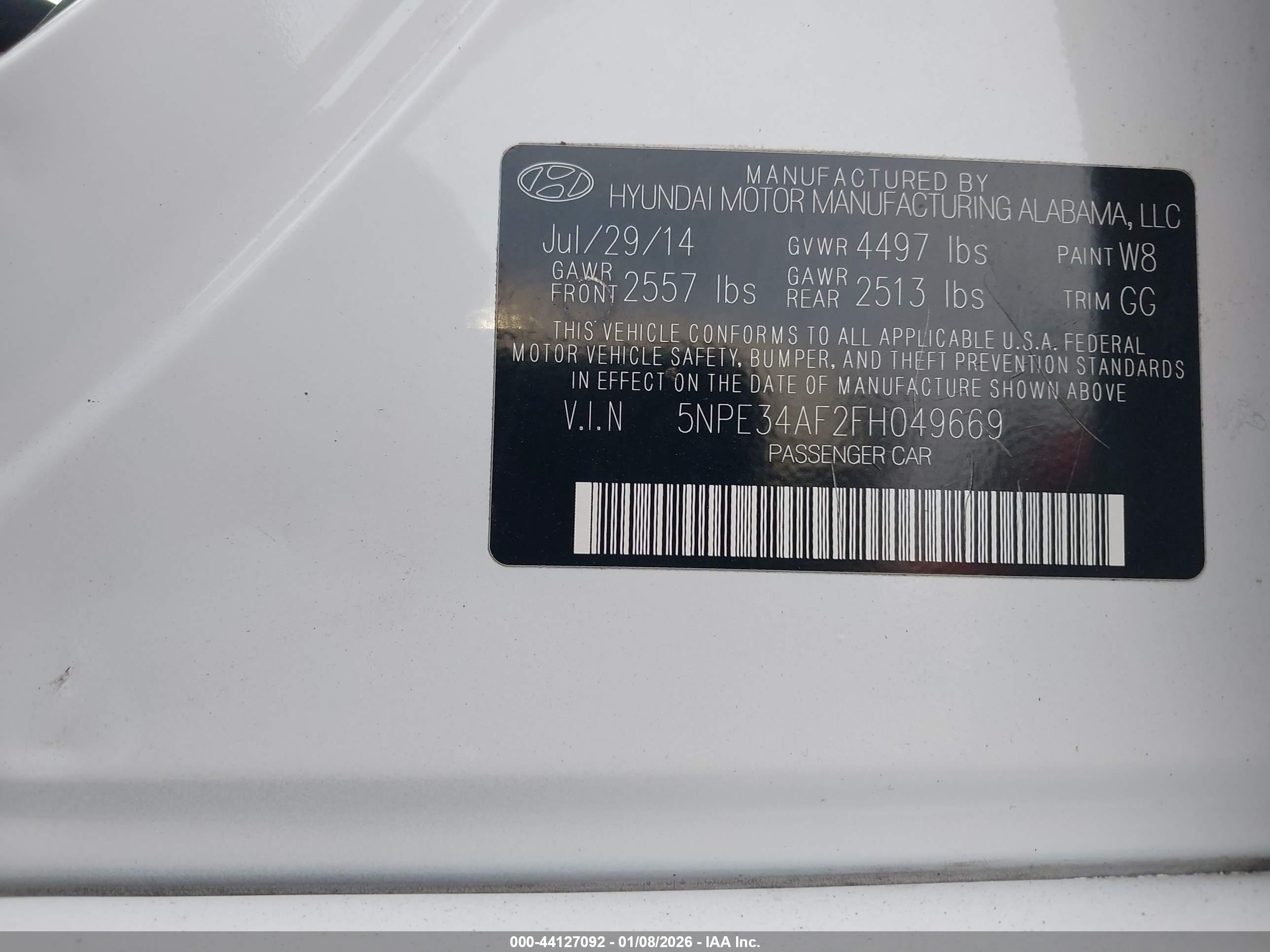 HYUNDAI SONATA image 9