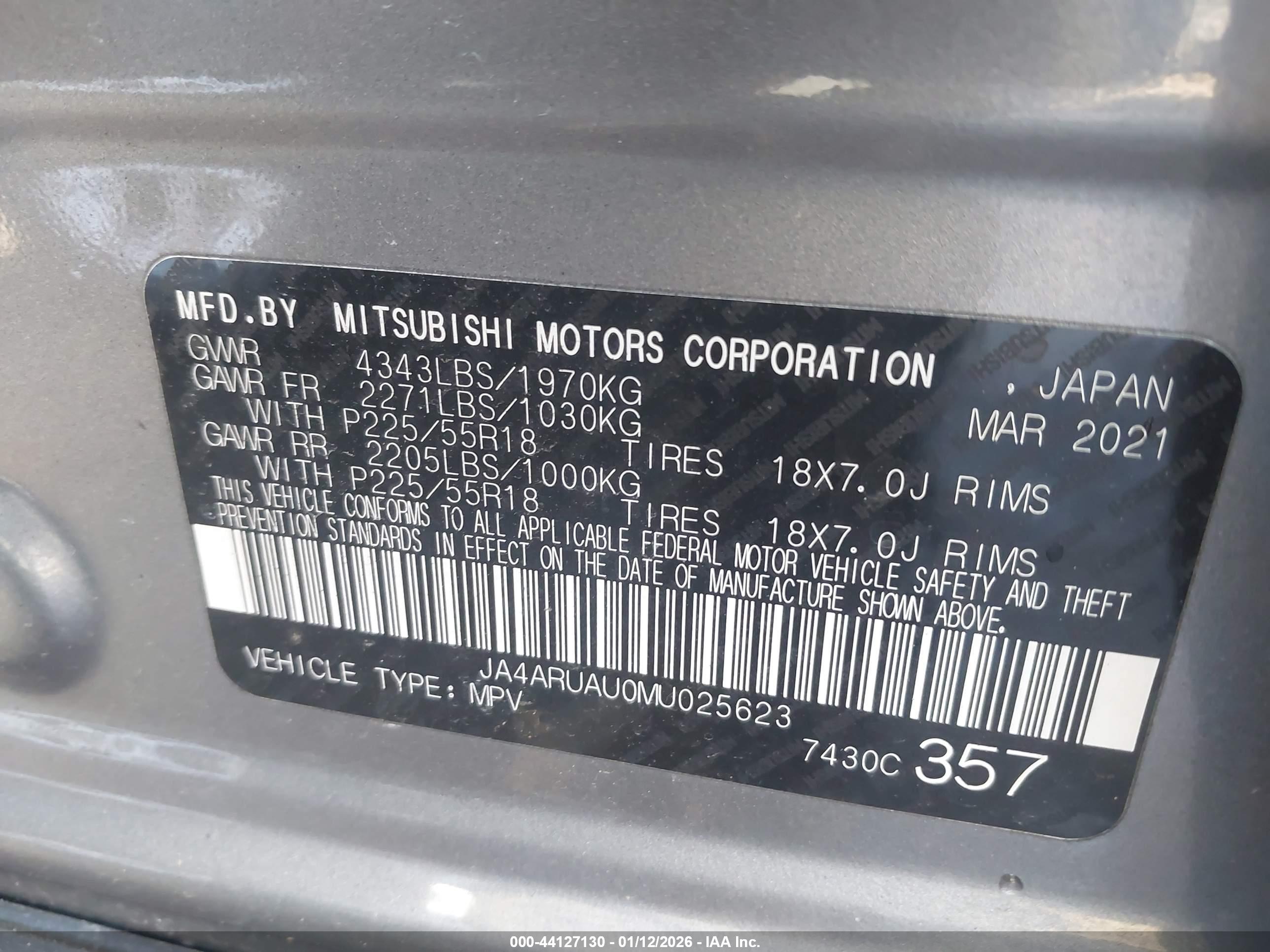 MITSUBISHI OUTLANDER image 9