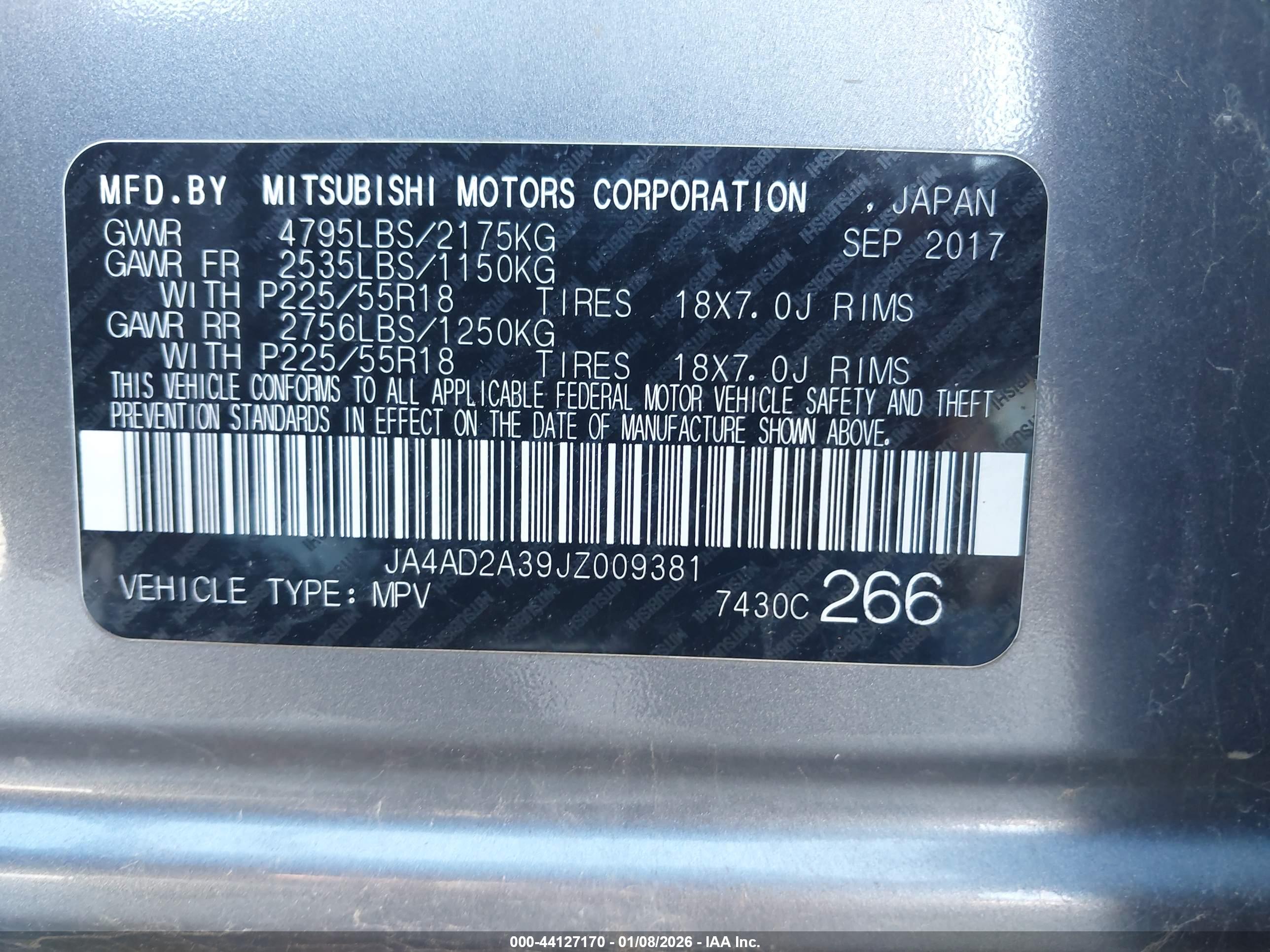 MITSUBISHI OUTLANDER image 9