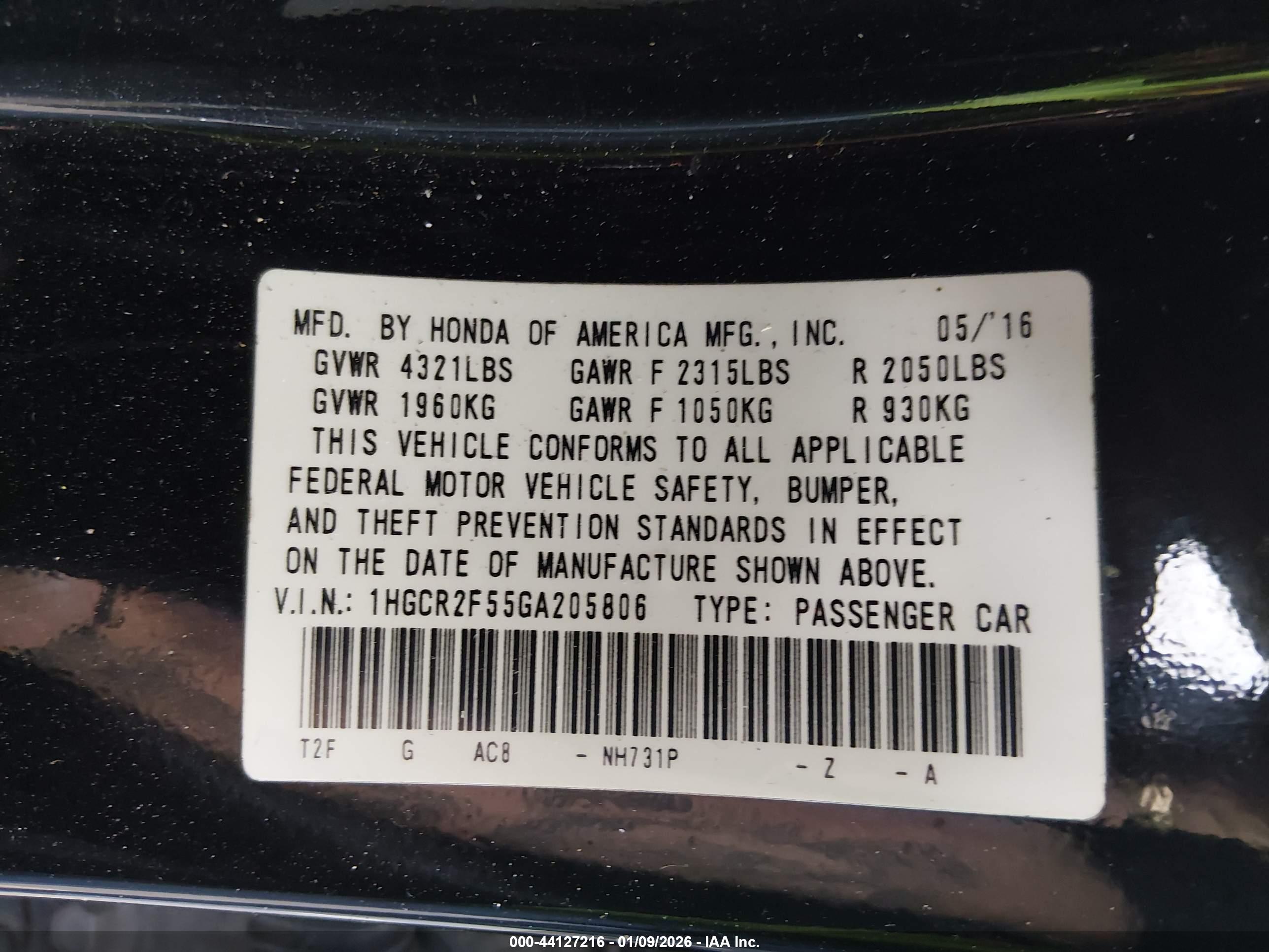 HONDA ACCORD image 9