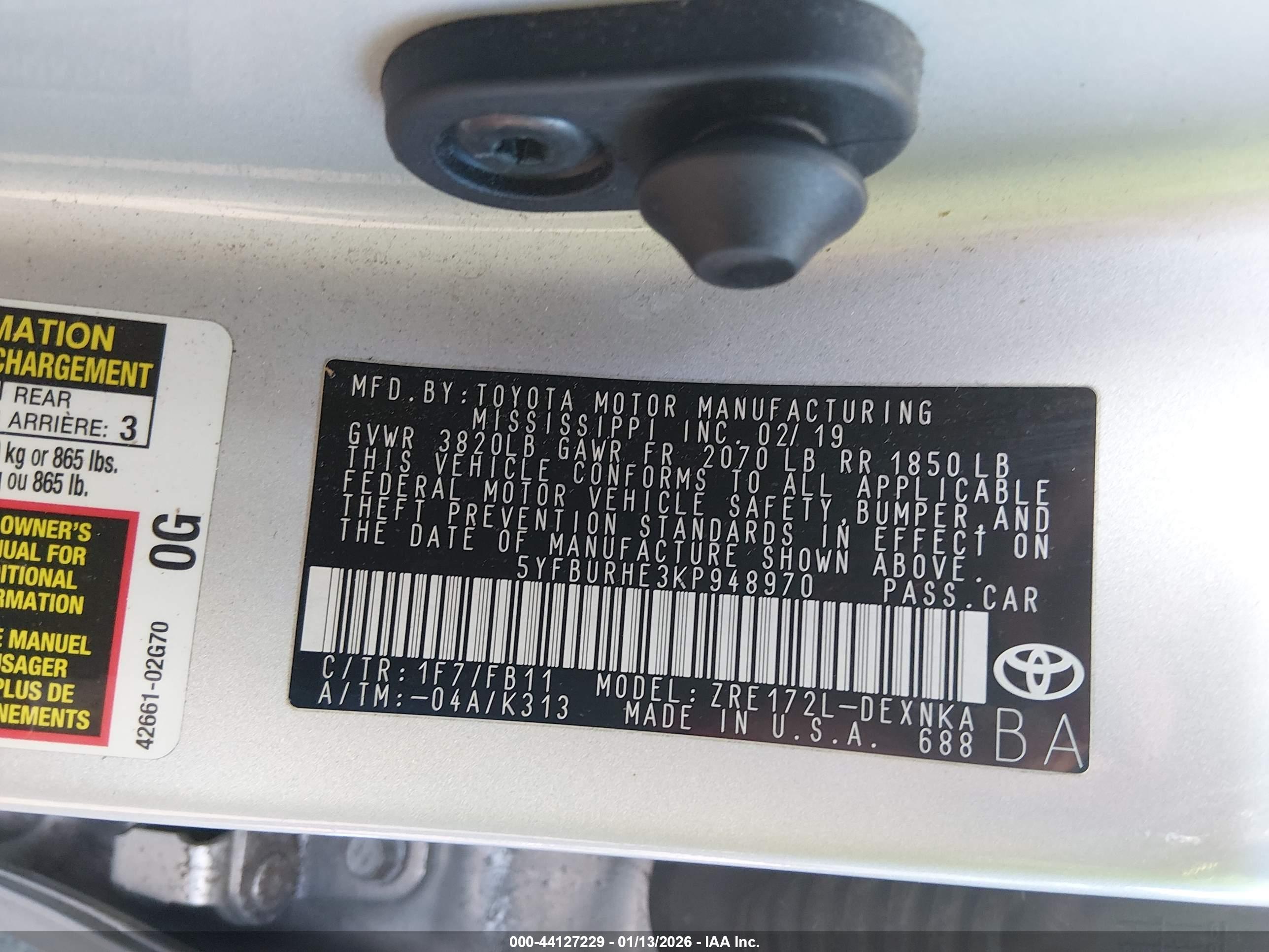 TOYOTA COROLLA image 9